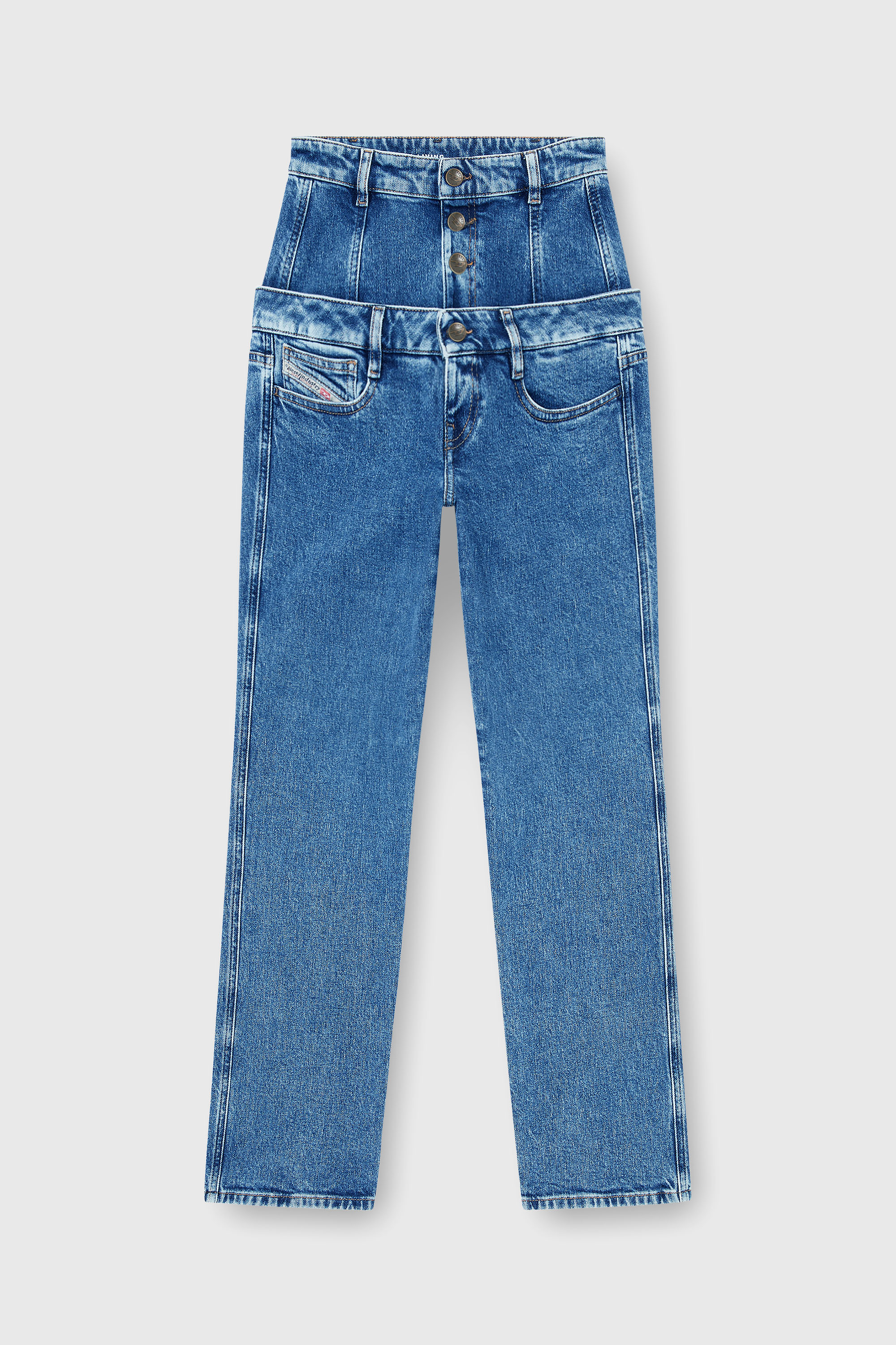 Diesel - Woman's Slim Jeans D-Fynora 007EU, Medium blue - 2