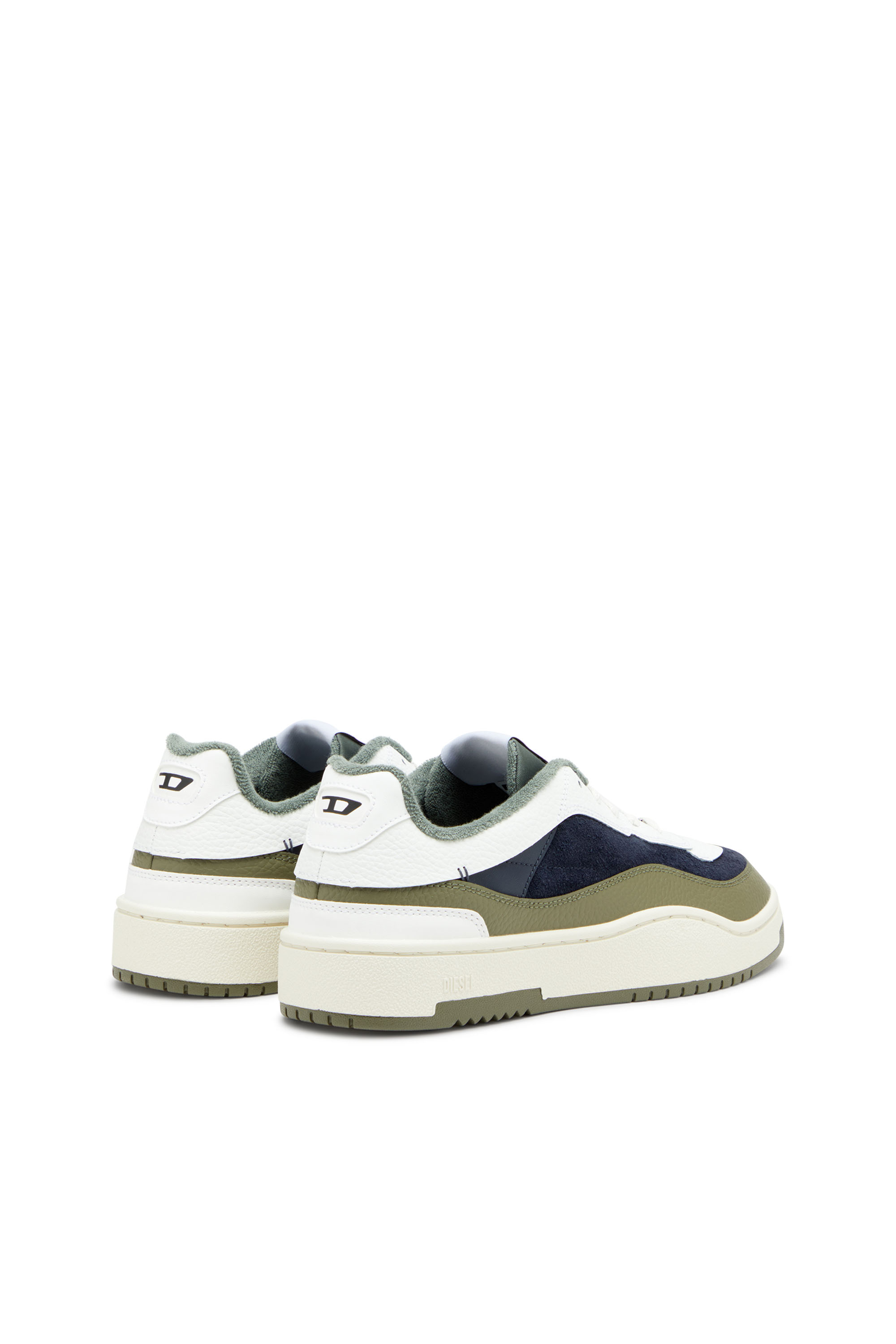 S-OVAL SKATE LOW, Bianco/Verde