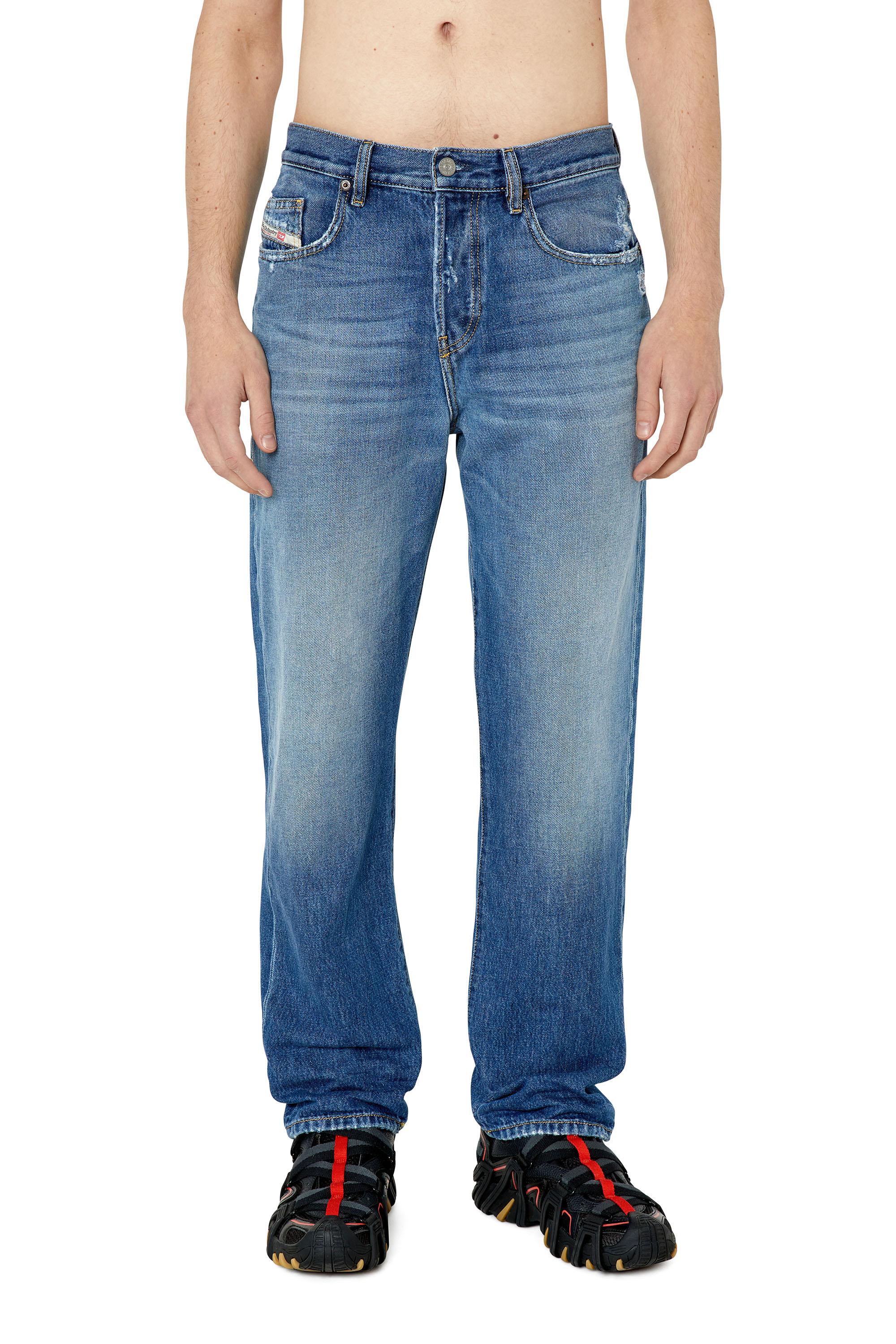 Diesel - Straight Jeans 2020 D-Viker E9C03, Mittelblau - Image 2