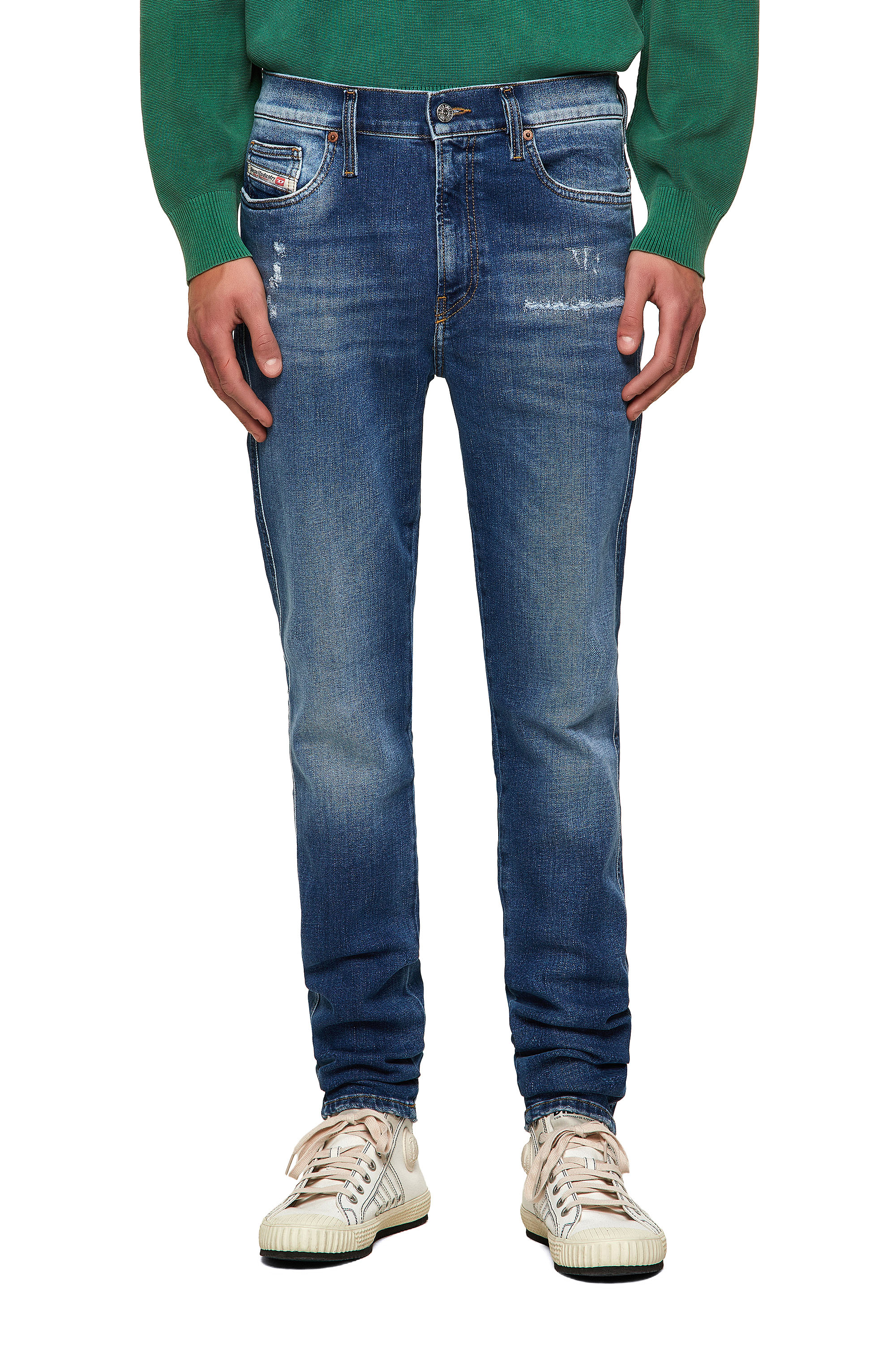 D-Istort 009PU, Mittelblau - Jeans