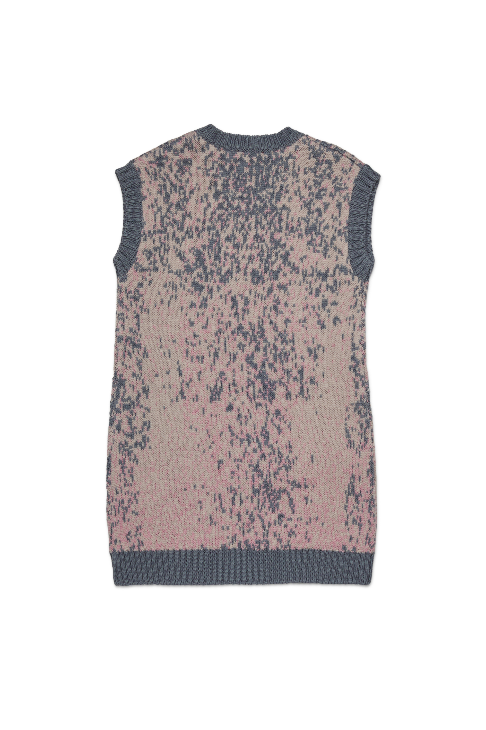 Diesel - DIAMA, Abito in lana con scollo a V Donna in Rosa - 2
