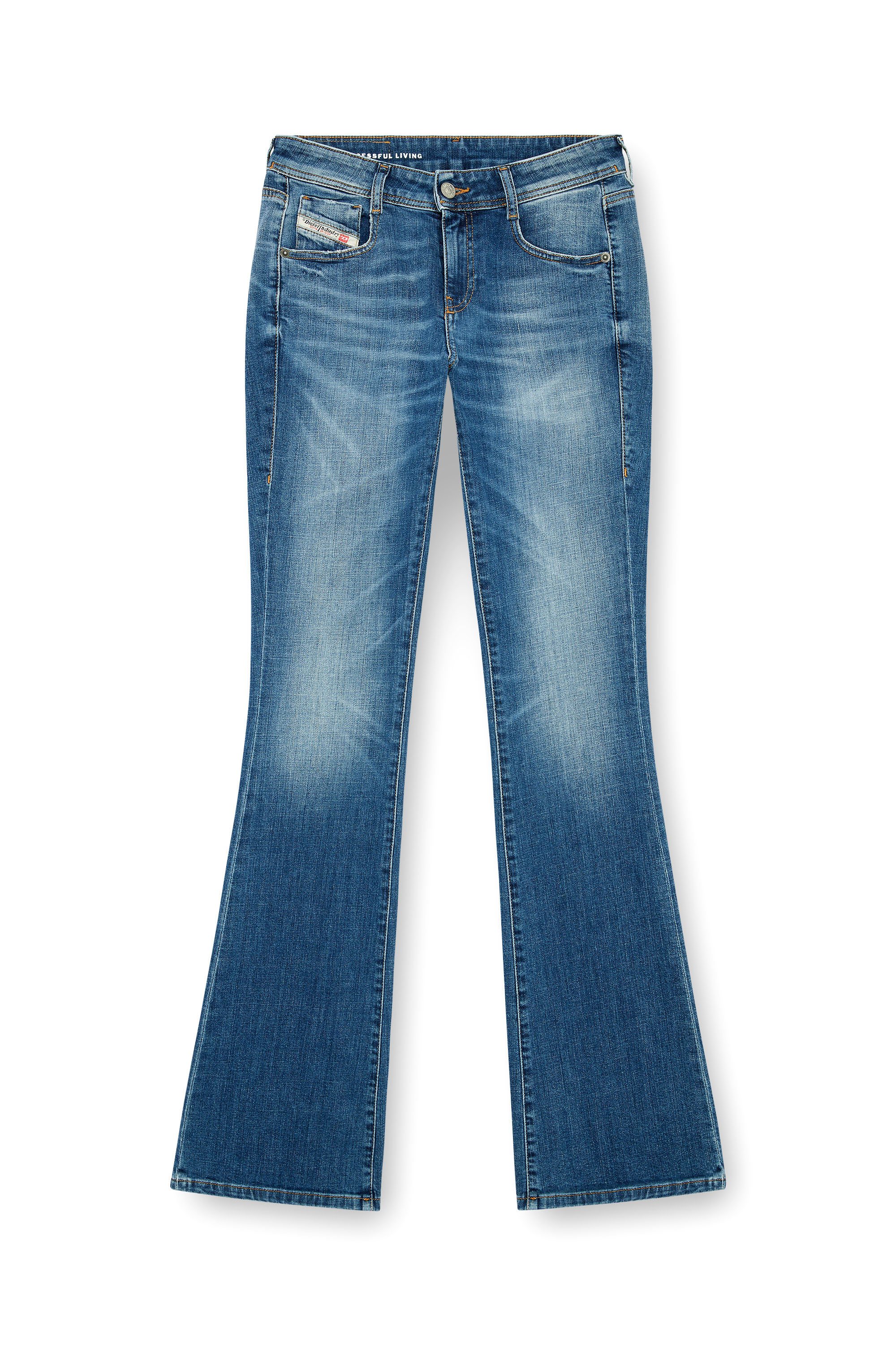 Diesel - Bootcut Jeans 1969 D-Ebbey 09J33 Femme, Bleu moyen - Image 3