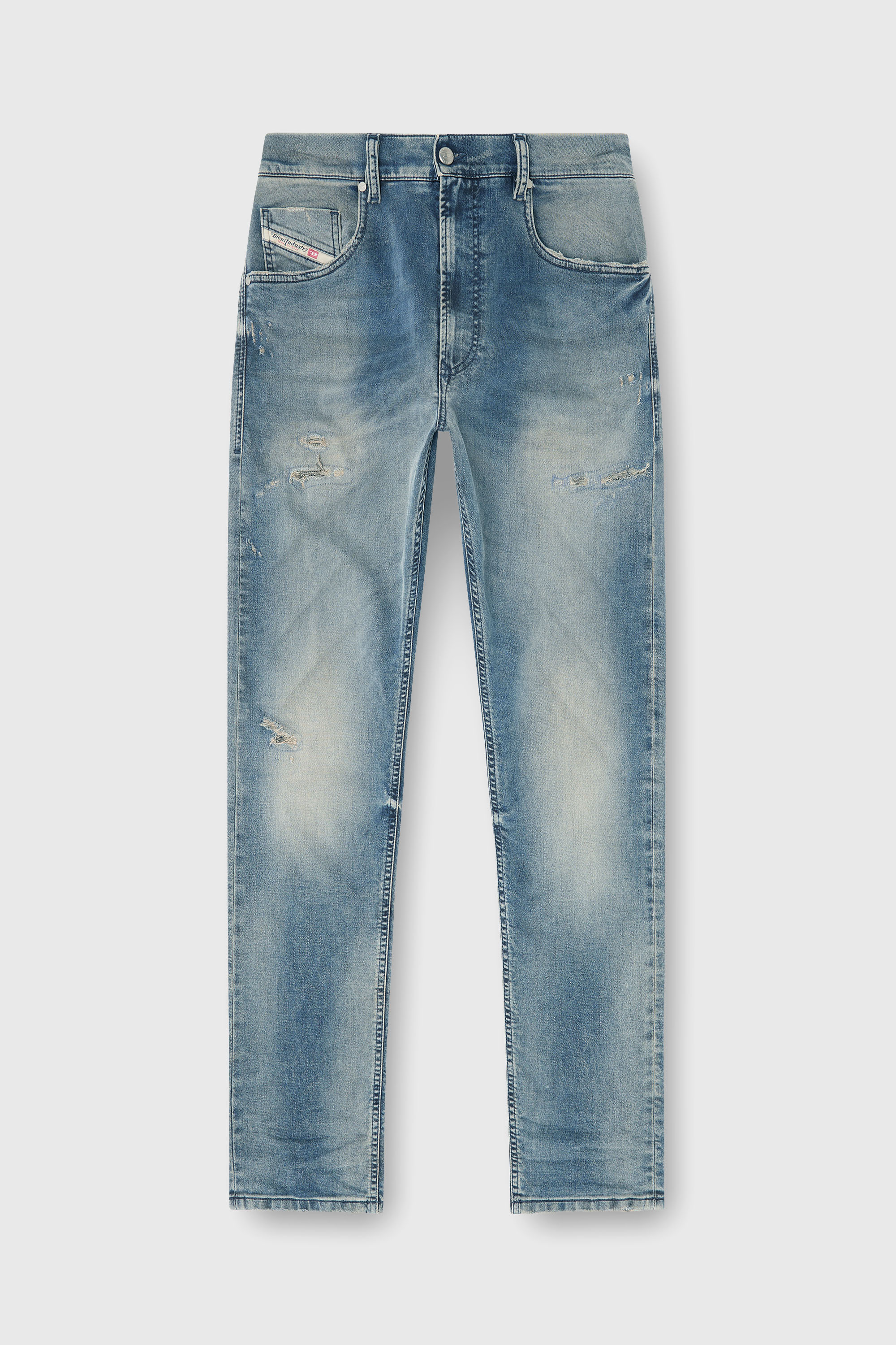 Diesel - Regular 2032 D-Krooley-BW Joggjeans&reg; 068WY Homme, Bleu moyen - Image 2