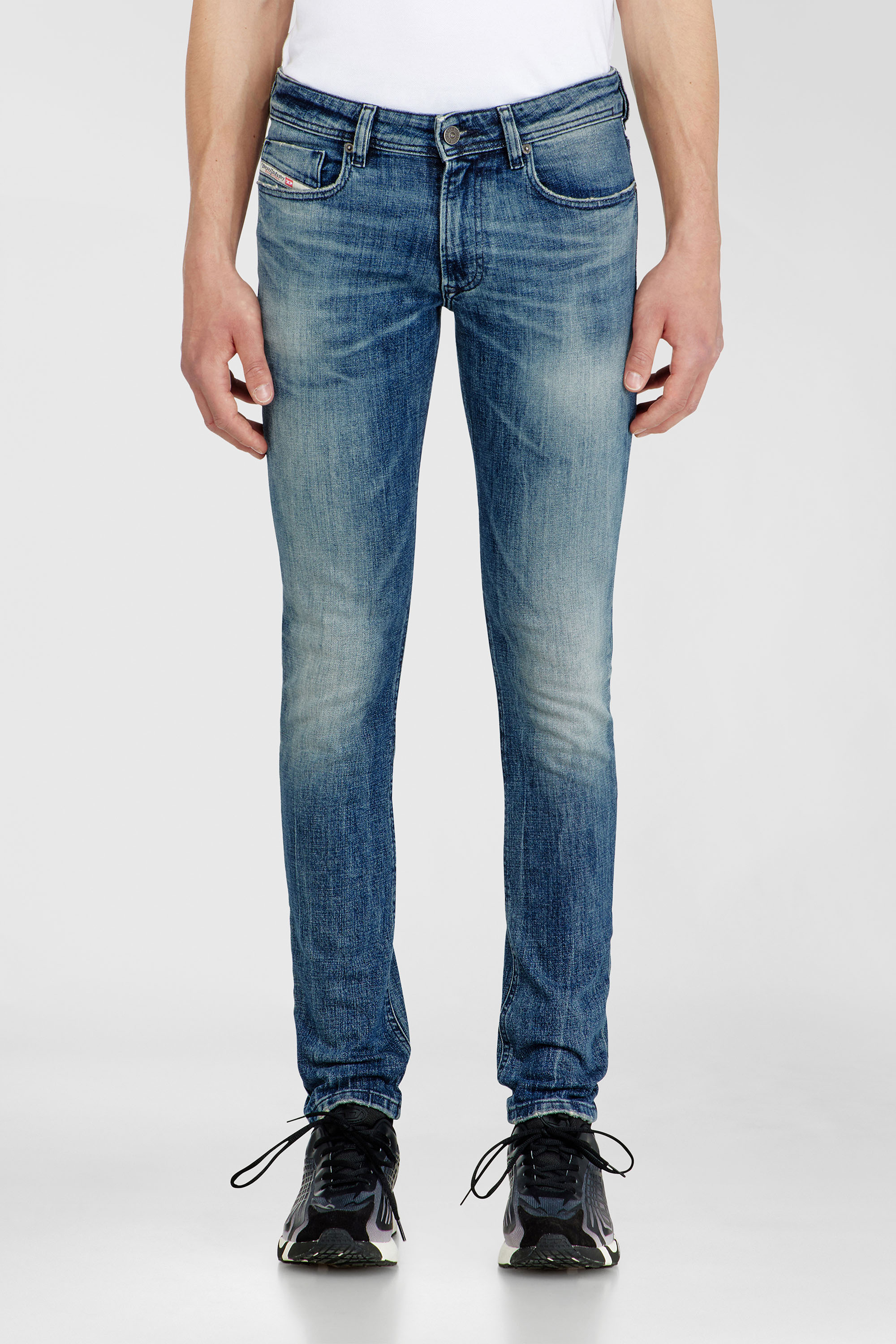 Diesel - Skinny Jeans 1979 Sleenker 0KBBE Uomo, Blu medio - Image 4