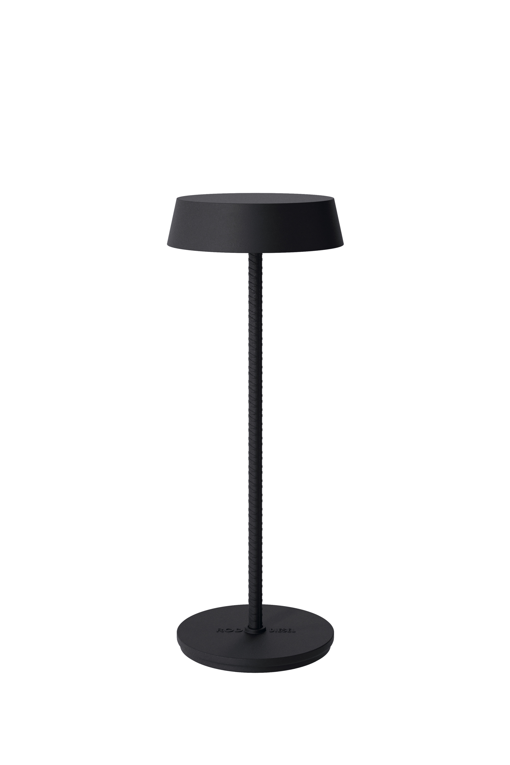 Diesel - 51181 2020 ROD CORDLESS TABLE LAMP DARK, Lampada portatile e ricaricabile Unisex in Nero - 1