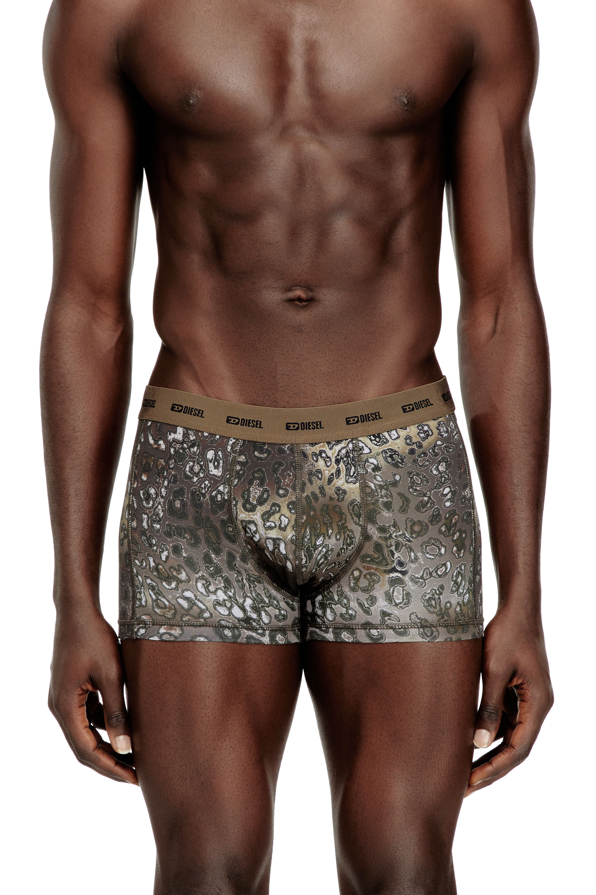 Diesel - DAMIEN-UTLT-3PACK, Lot de trois boxers en coton stretch Homme in Polychrome - 3