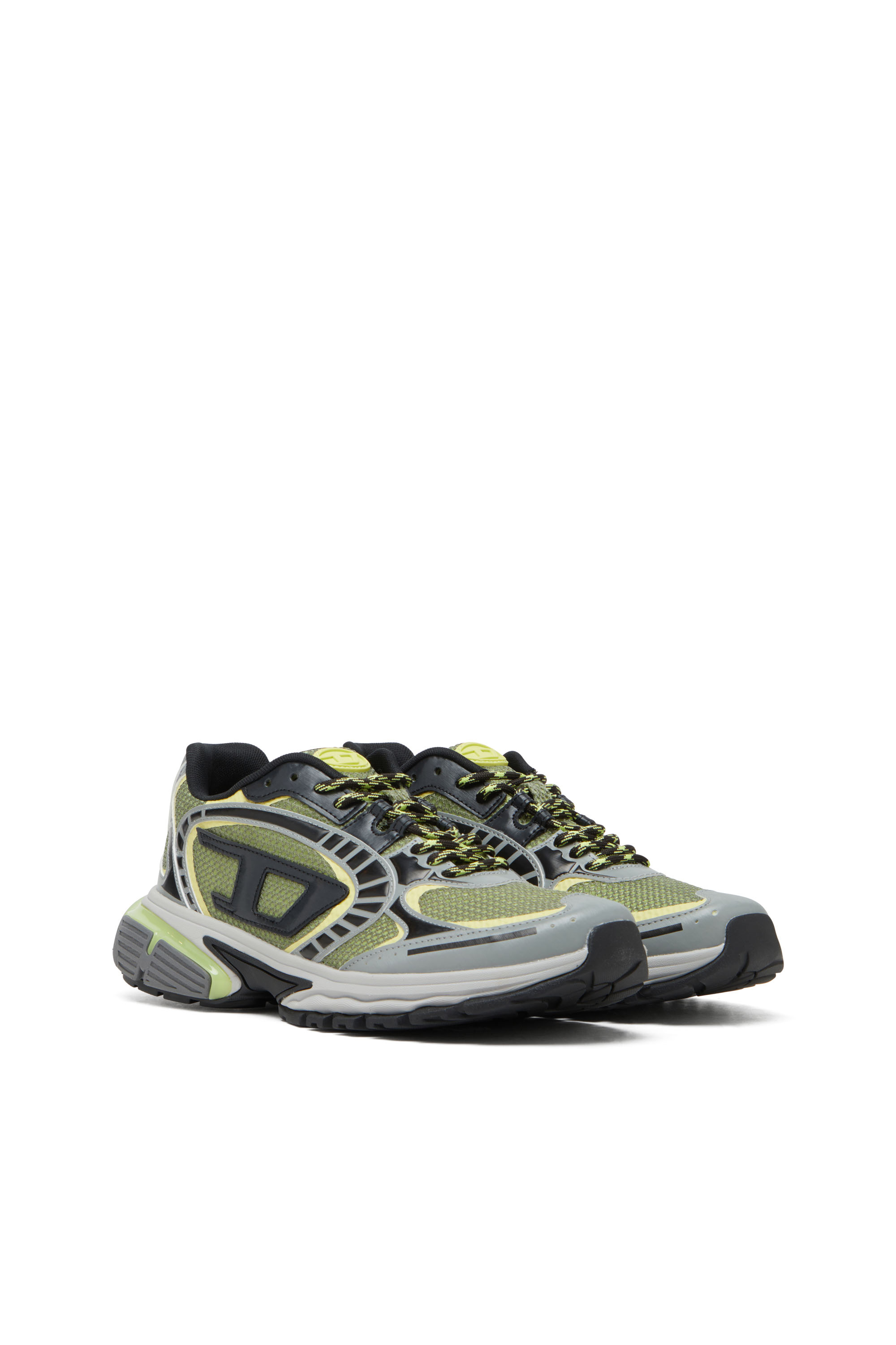 Diesel - S-PRO-V-DENSE LOW, S-Pro-V-Dense-Sneaker in rete con logo Oval D Uomo in Multicolor - 2