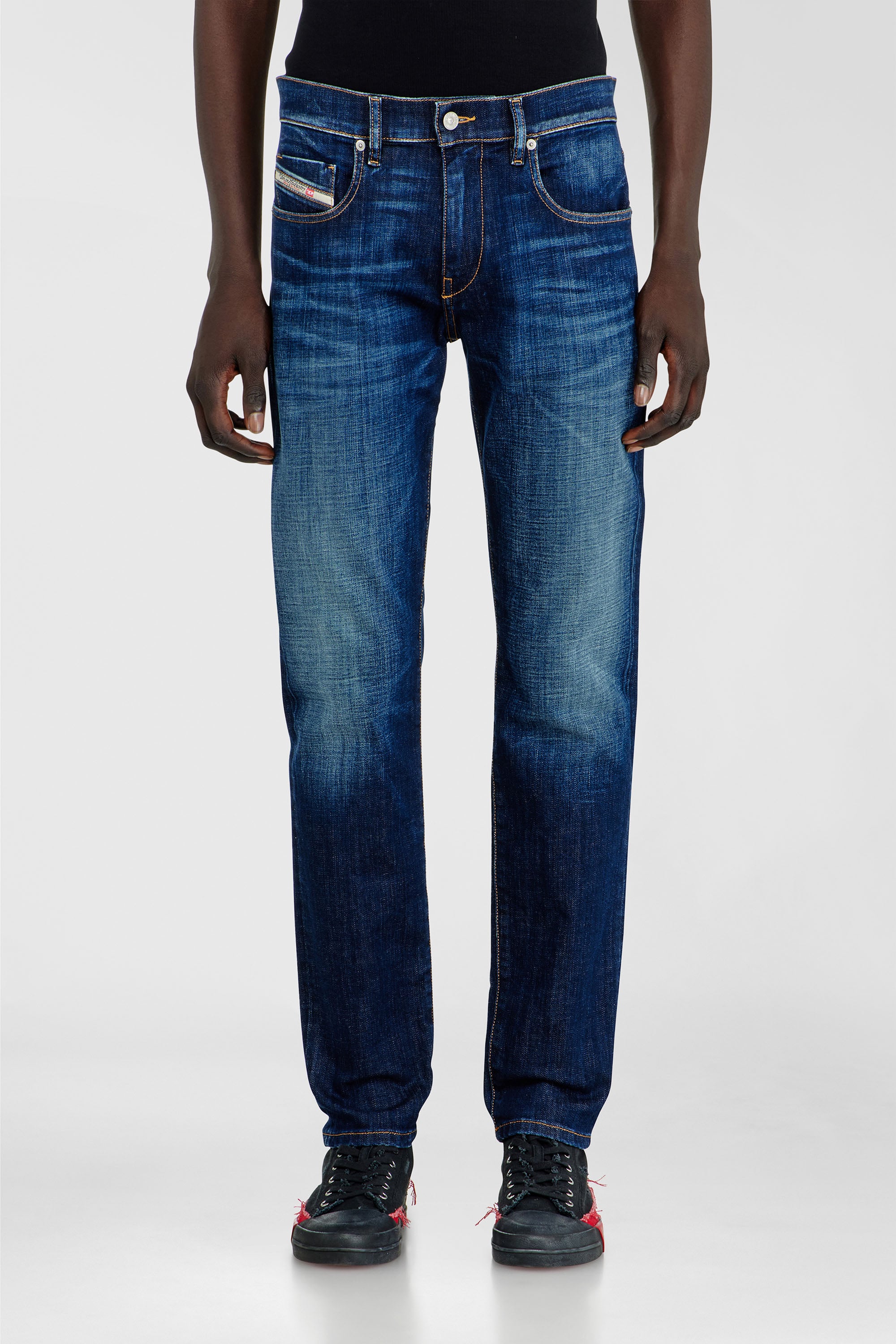 Diesel - Slim Jeans 2019 D-Strukt 09L61 Homme, Bleu moyen - Image 1