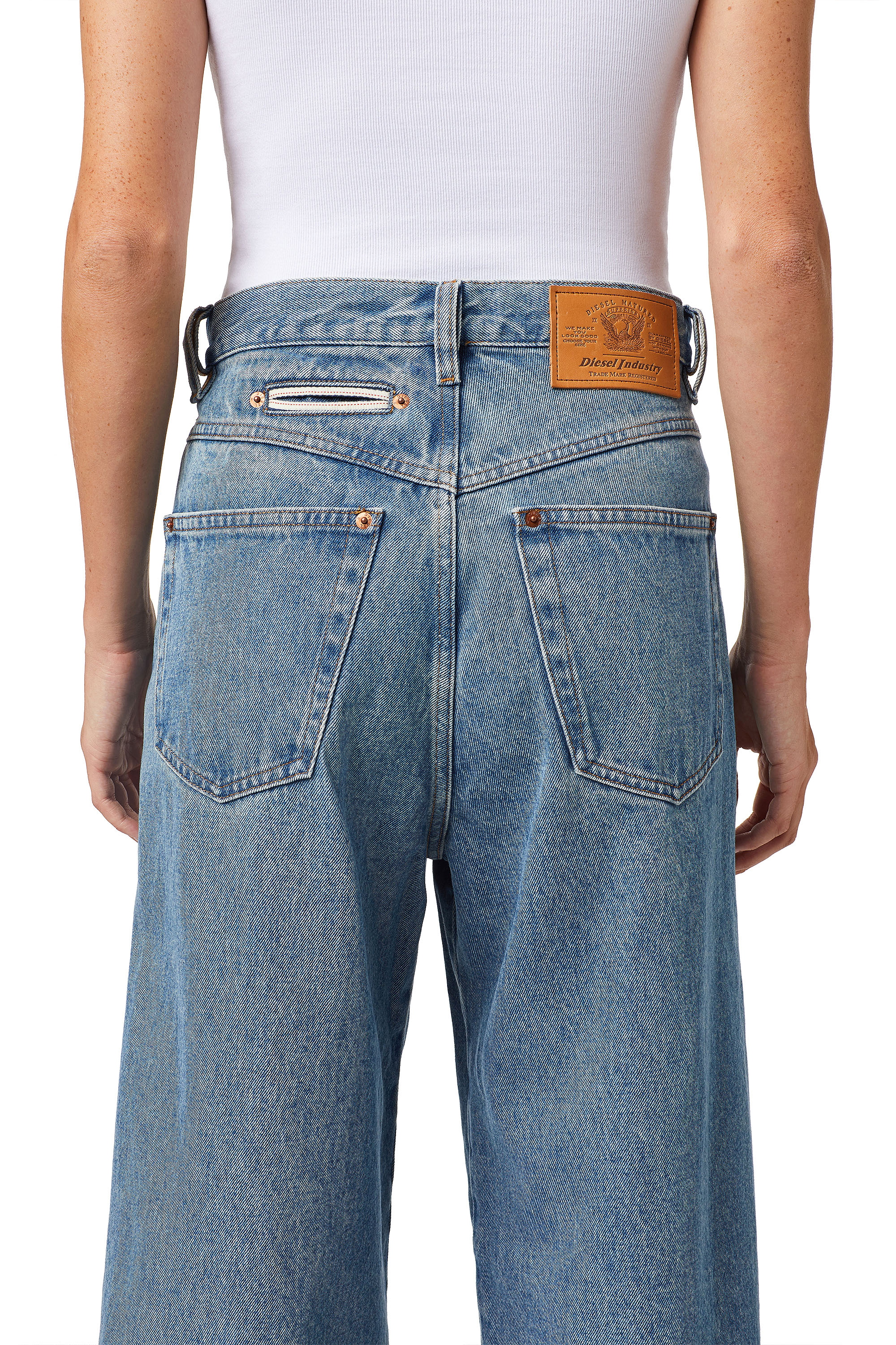 Diesel - DXD-2P1 0EHAP Straight Jeans, Bleu Clair - Image 4