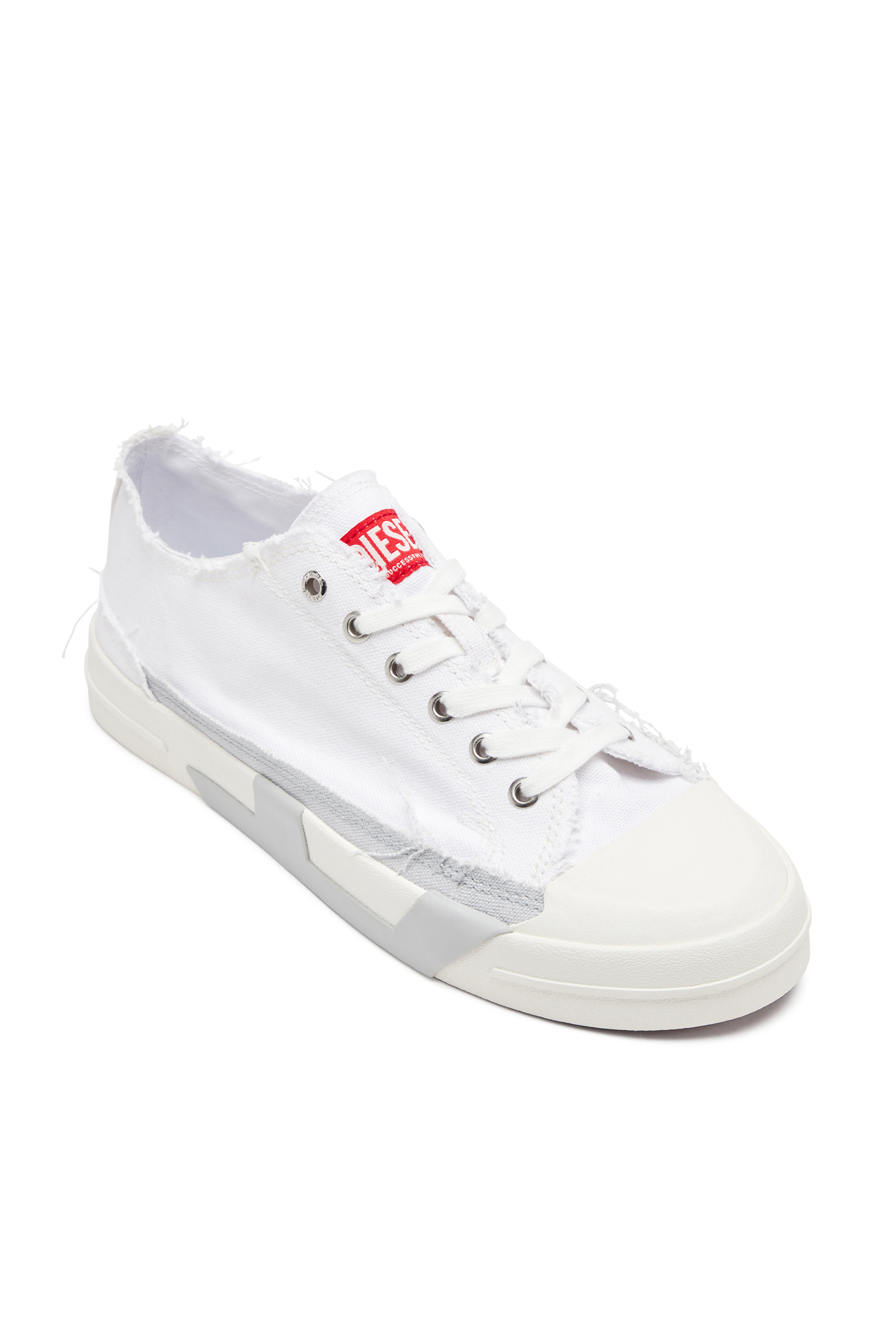 Diesel - S-D-VERSE LOW W, S-D-Verse-Baskets en toile effilochée Femme in Polychrome - 6