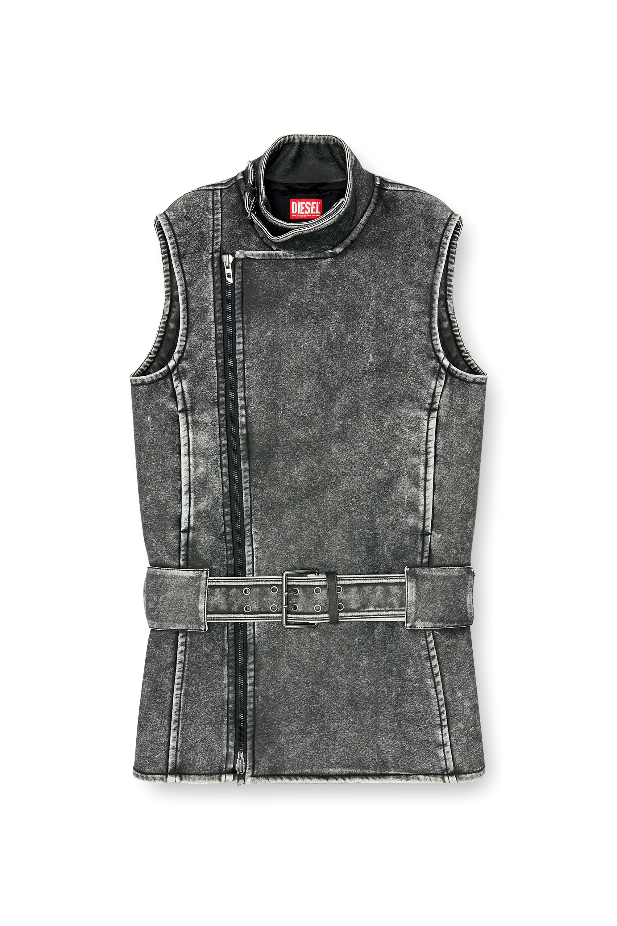 Diesel - D-IKE, Abito mini stile biker con cintura Donna in ToBeDefined - 1
