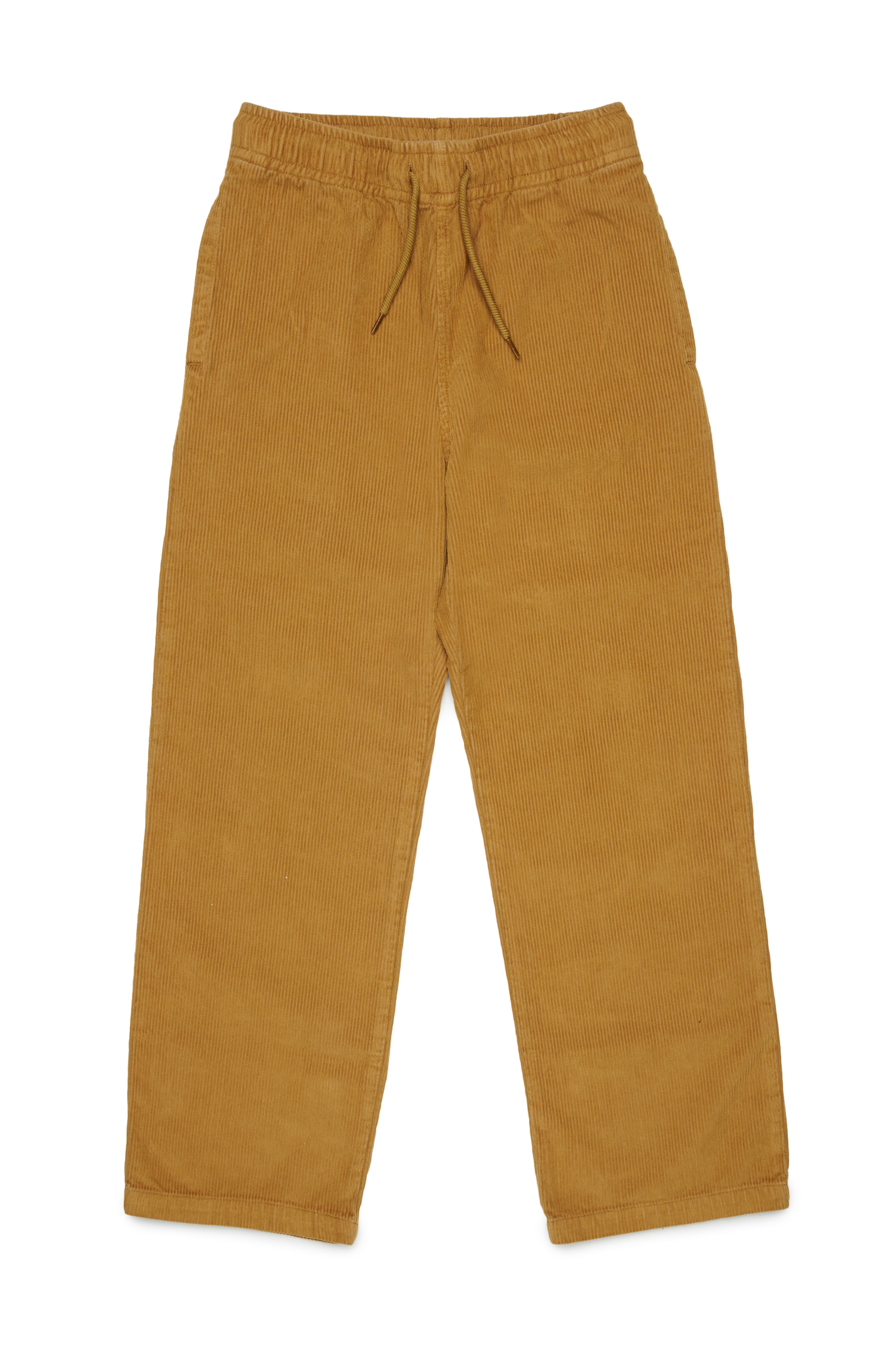 Diesel - PMILL, Pantaloni in velluto a coste con vita regolabile tramite coulisse Uomo in Marrone - 1
