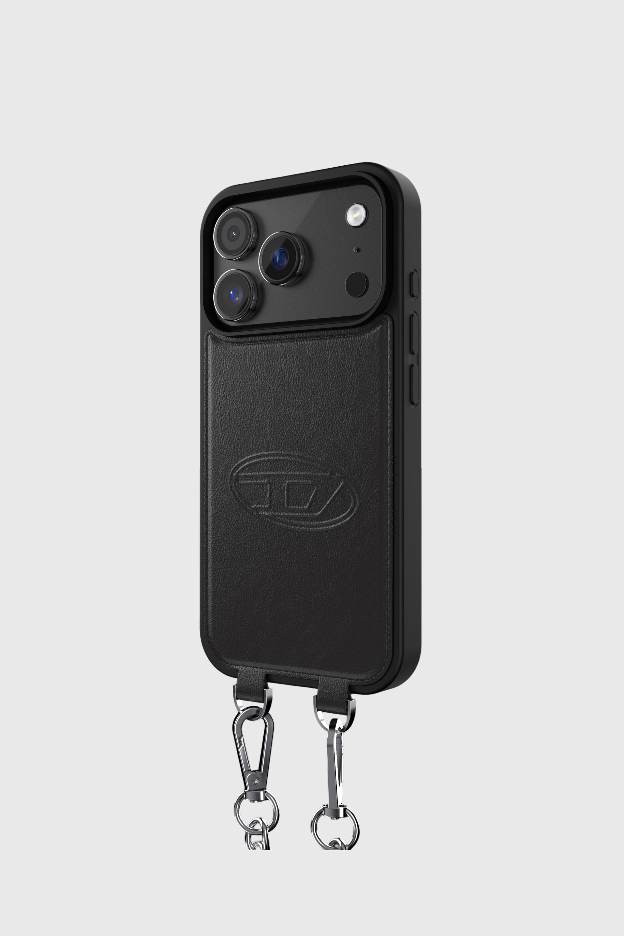 Diesel - 60662 MOULDED CASE, Unisex Oval D H&uuml;lle mit Handschlaufe und MagSafe f&uuml;r iPhone 17 Pro in Schwarz - 4