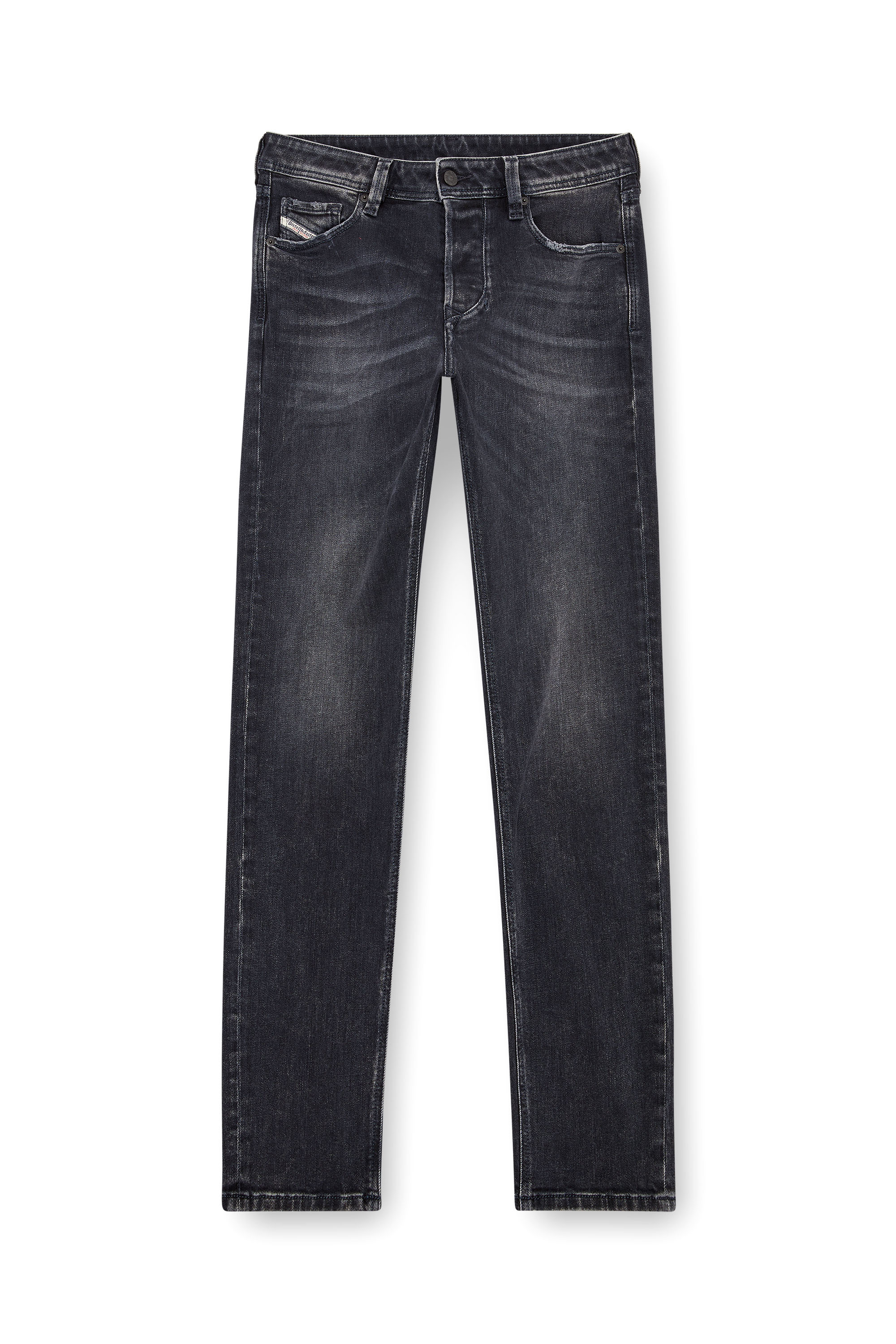 Diesel - Homme Tapered Jeans 1986 Larkee-Beex 09K51, Noir/Gris foncé - Image 3