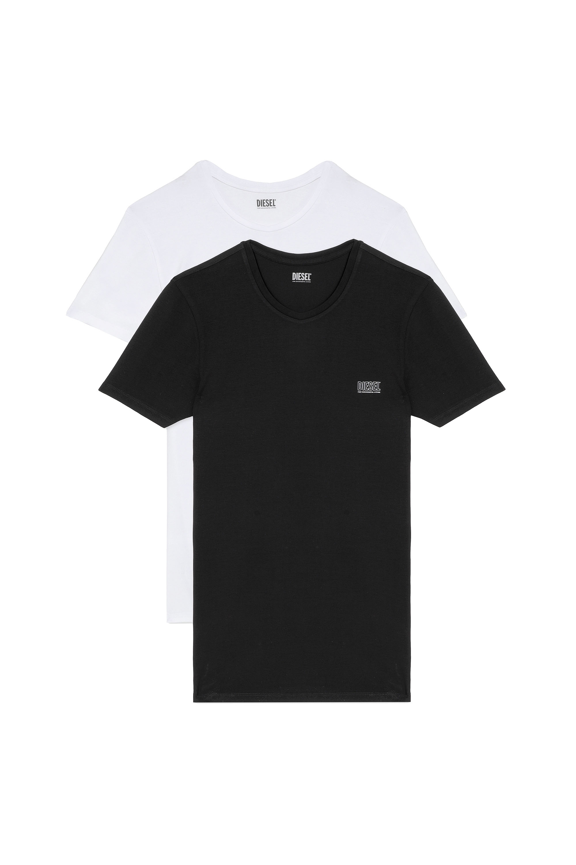 UMTEE-RANDAL2PACK, Nero/Bianco - Tops
