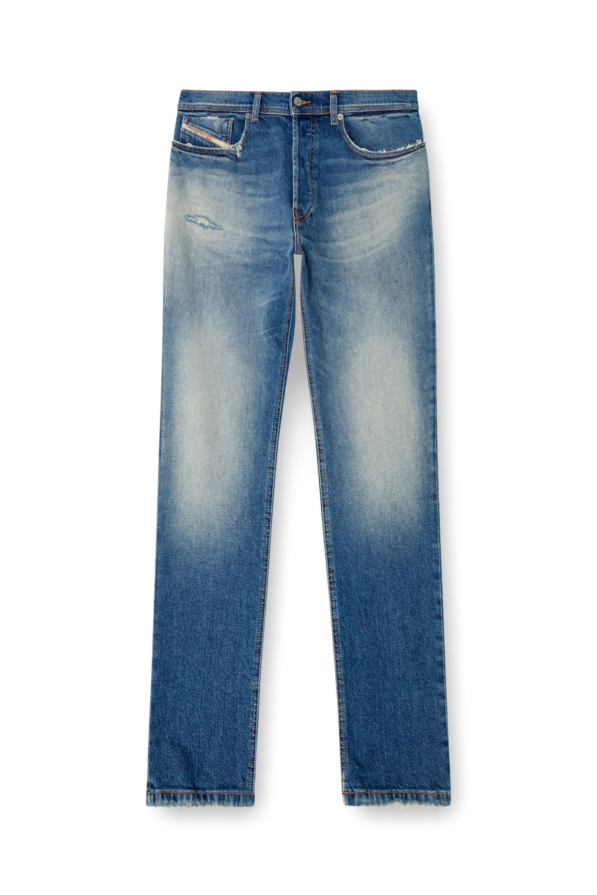 Diesel - Regular Jeans 2023 D-Finitive 0BMBY Uomo, Blu medio - Image 3