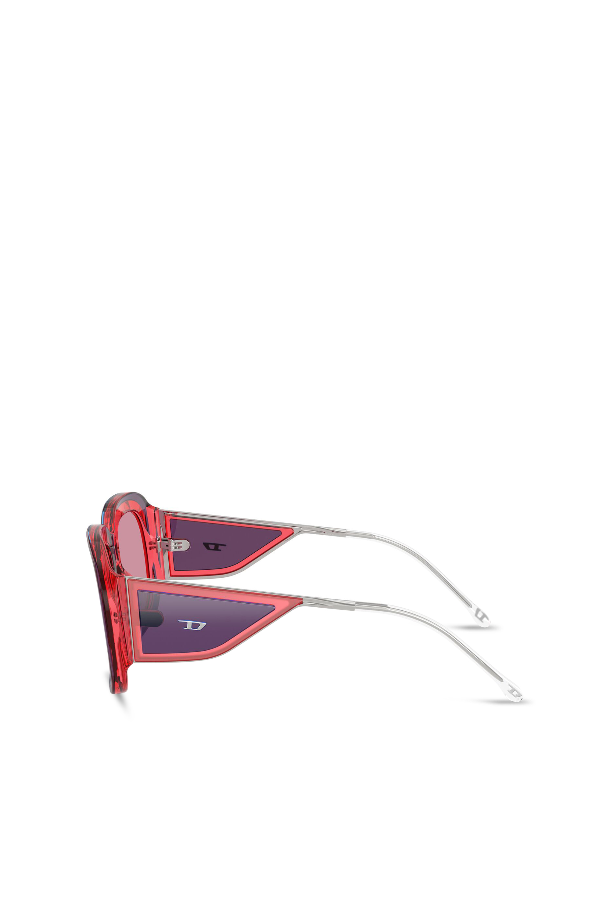 Diesel - 0DL2015U, Lunettes de soleil carr&eacute;es Mixte in Rose - 2