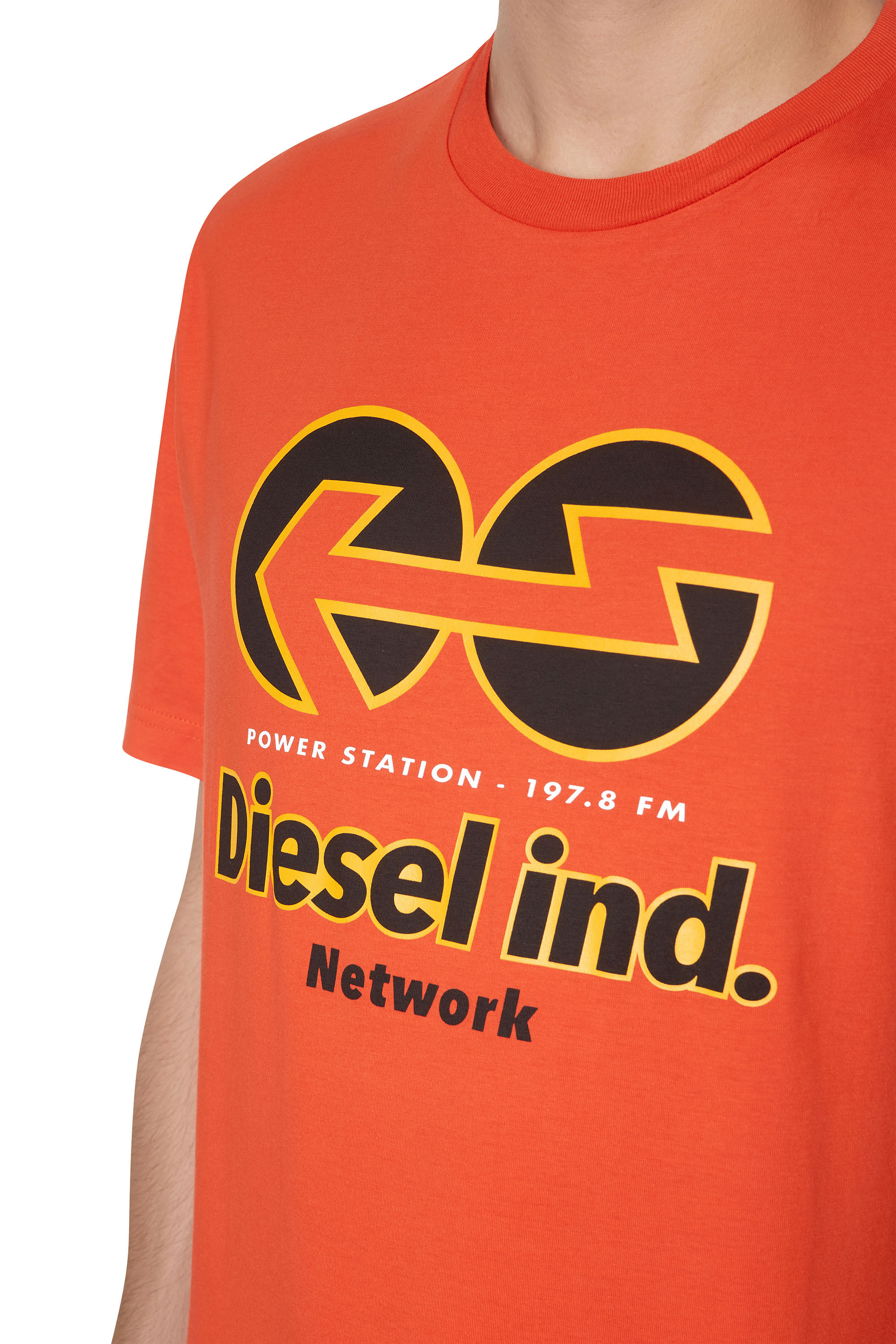 Diesel - T-JUST-E18, Arancione - Image 5