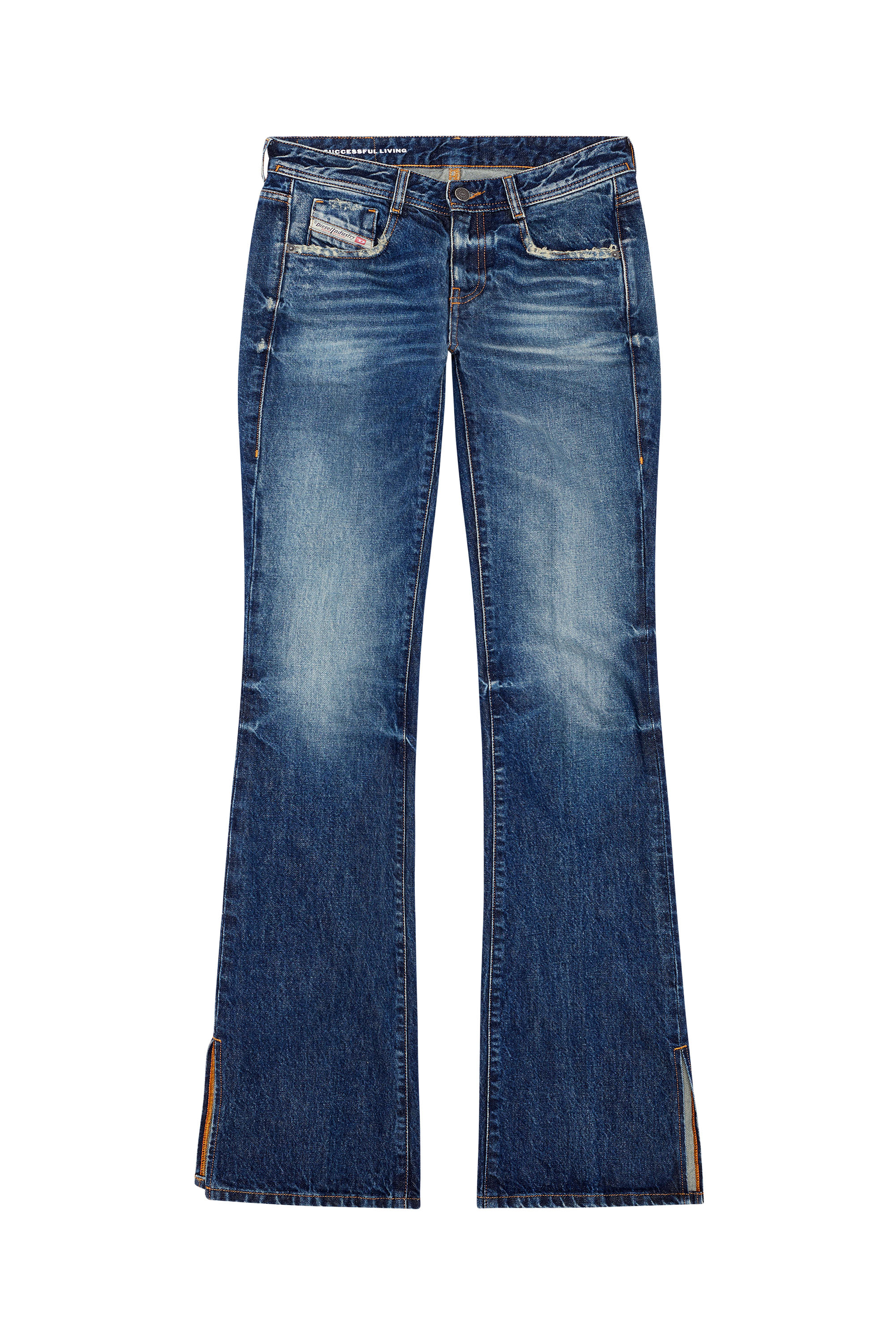 Diesel - Bootcut and Flare Jeans 1969 D-Ebbey 09G92, Blu Scuro - Image 5