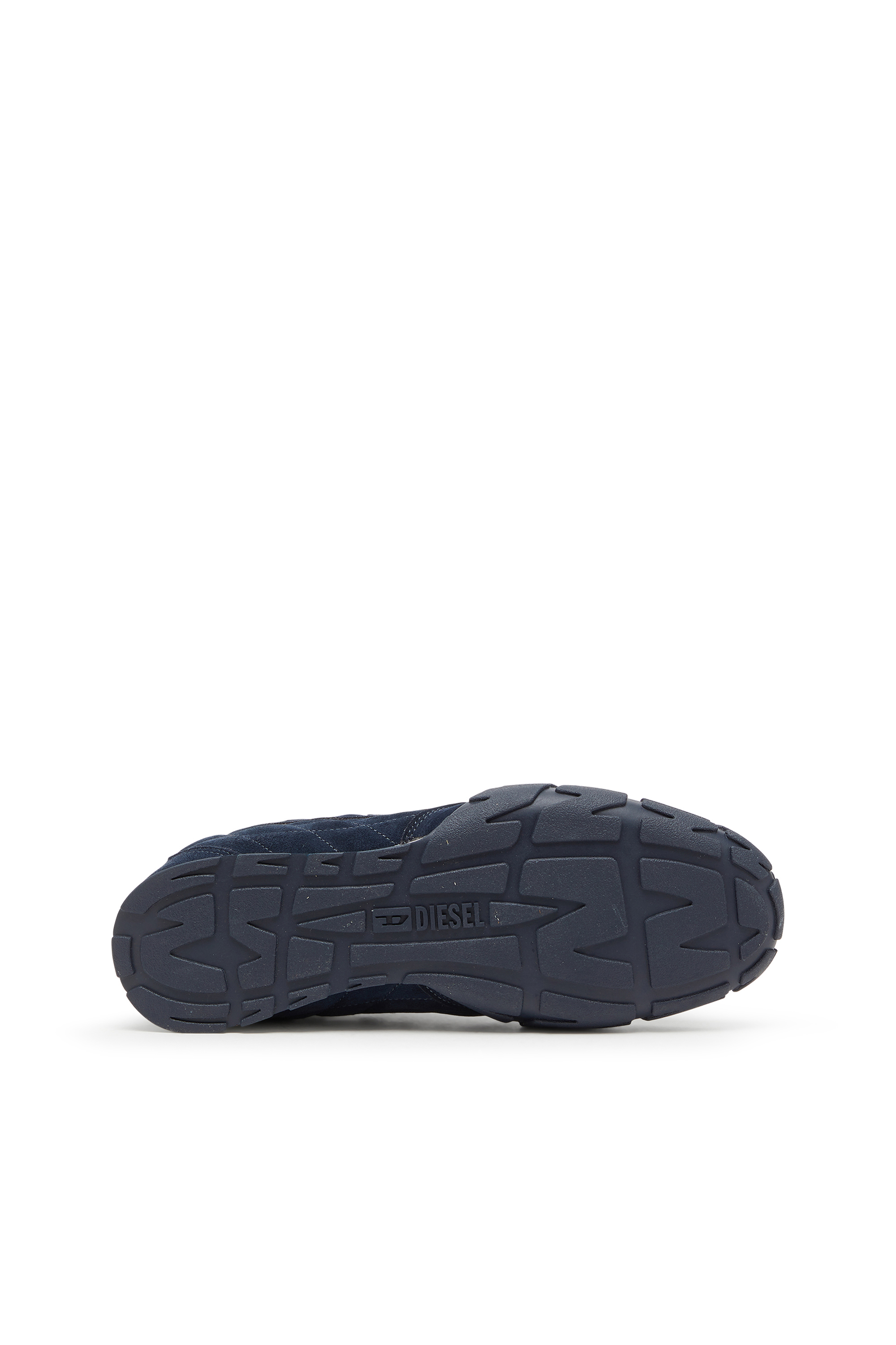 Diesel - S-PAGODHA LOW, Herren S-Pagodha-Gesteppte Wildleder-Sneaker in Dunkelblau - 4