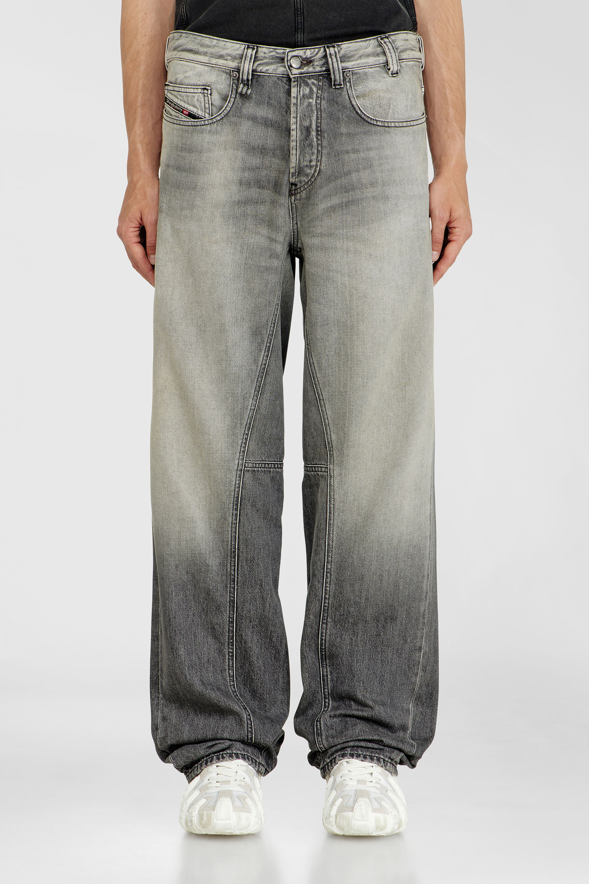 Diesel - Herren Relaxed Jeans 2001 D-Macro 09P56, Grau - 1