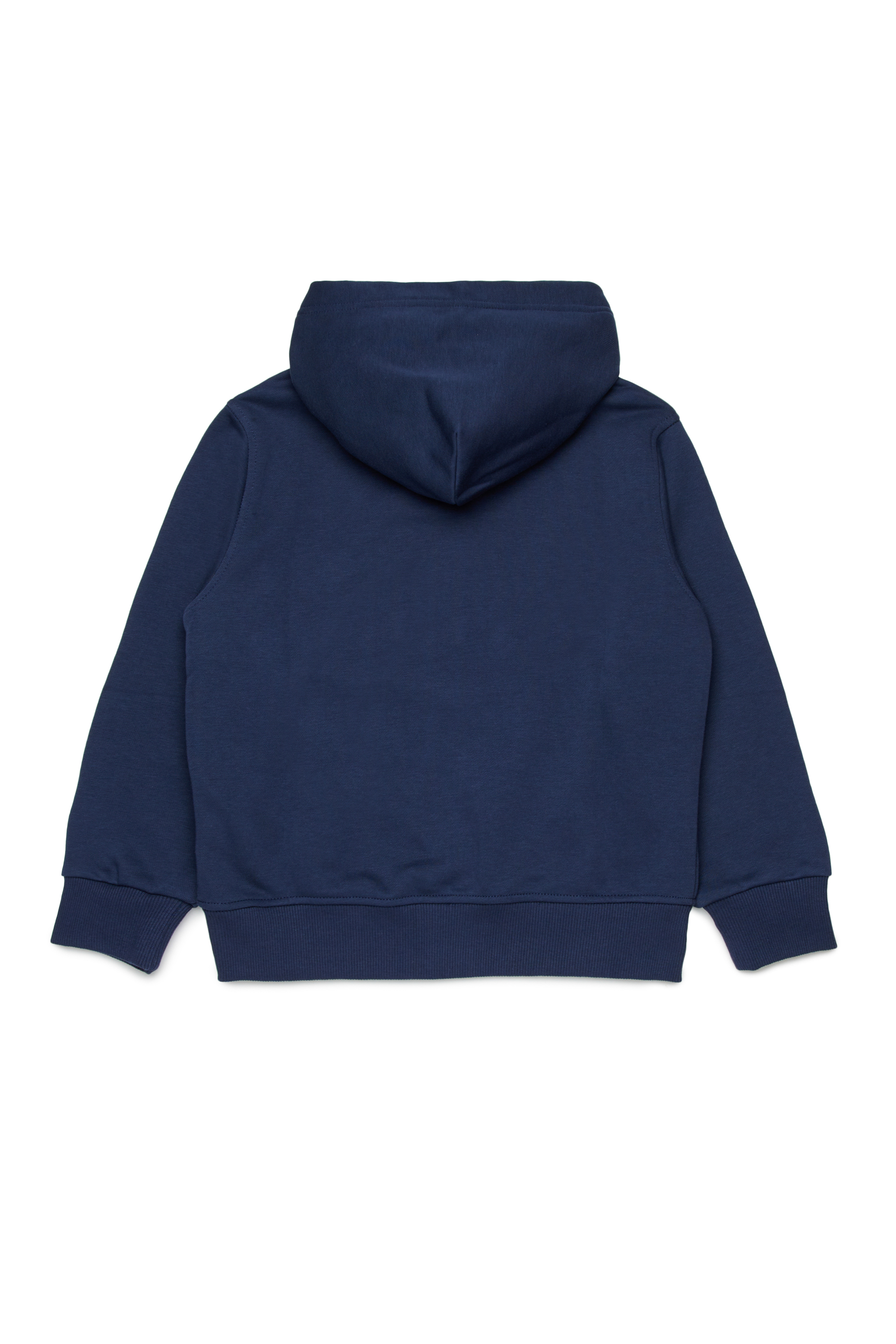 Diesel - SDROPSHOODZ OVER, Herren Baumwoll-Hoodie mit Reißverschluss in Blau - 2