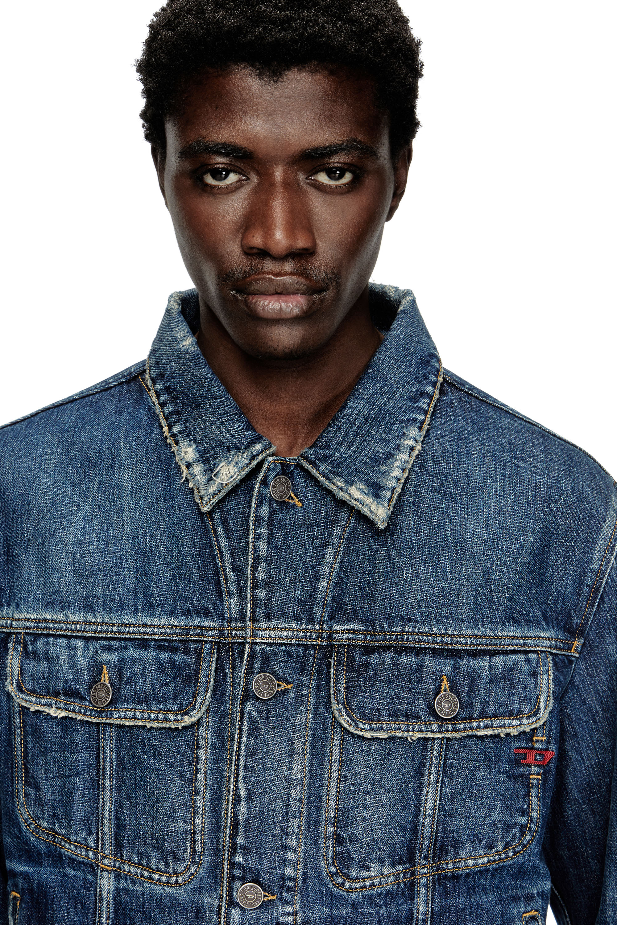 Diesel - D-BARCY, Veste trucker avec un fit regular Homme in ToBeDefined - 5