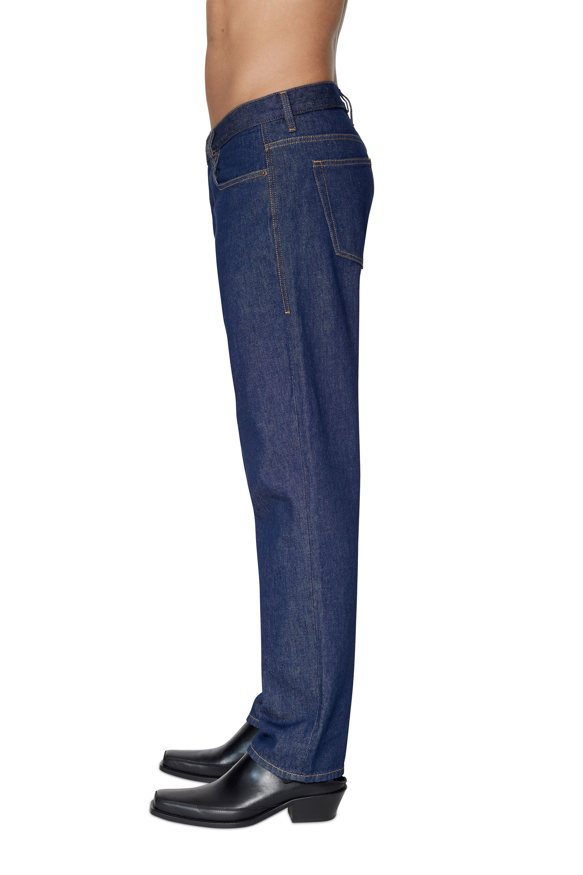 Diesel - Straight Jeans 2020 D-Viker Z9B85, Bleu Foncé - Image 4