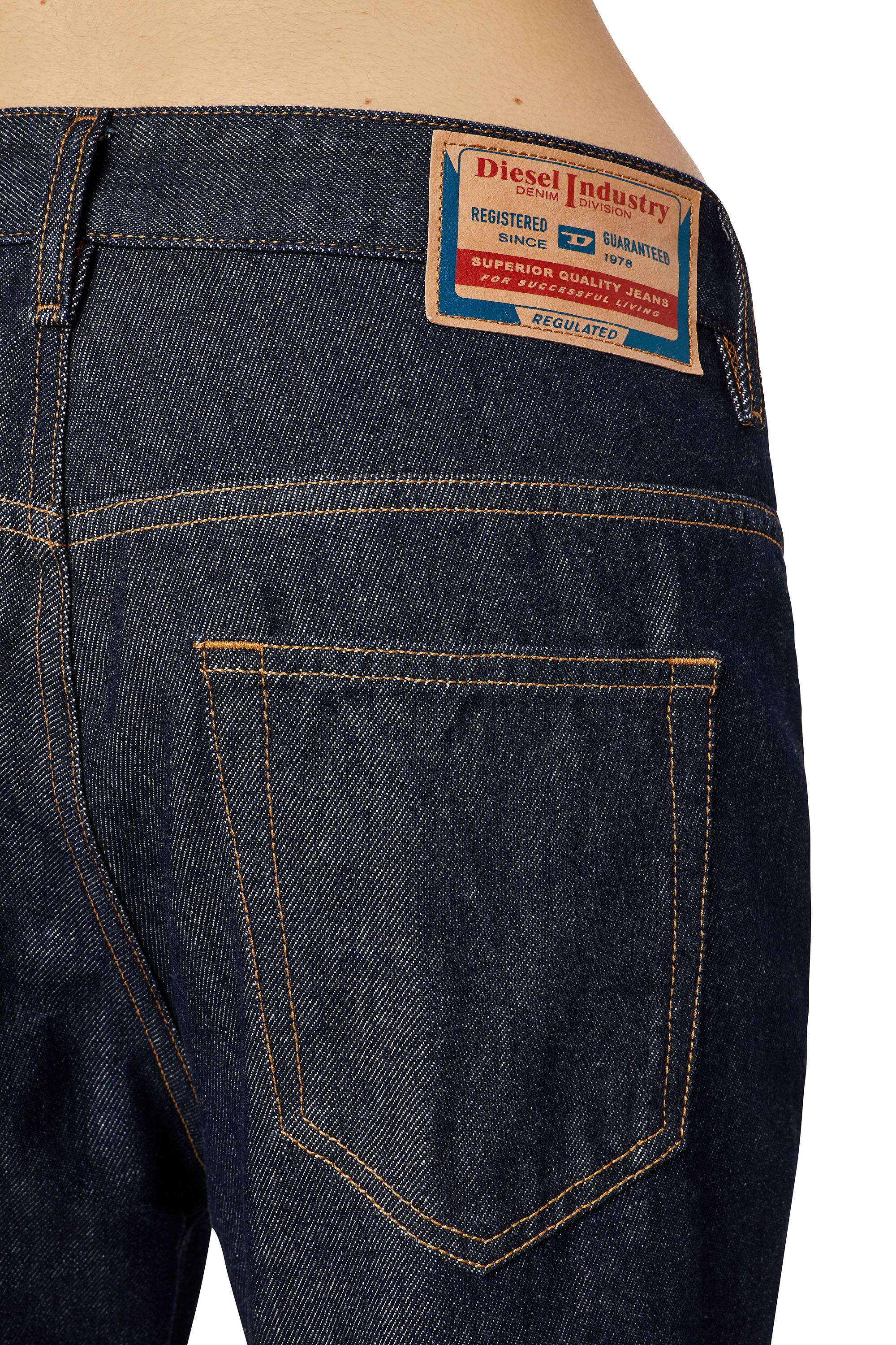 Diesel - Fayza Z9C02 Boyfriend Jeans, Blu Scuro - Image 5