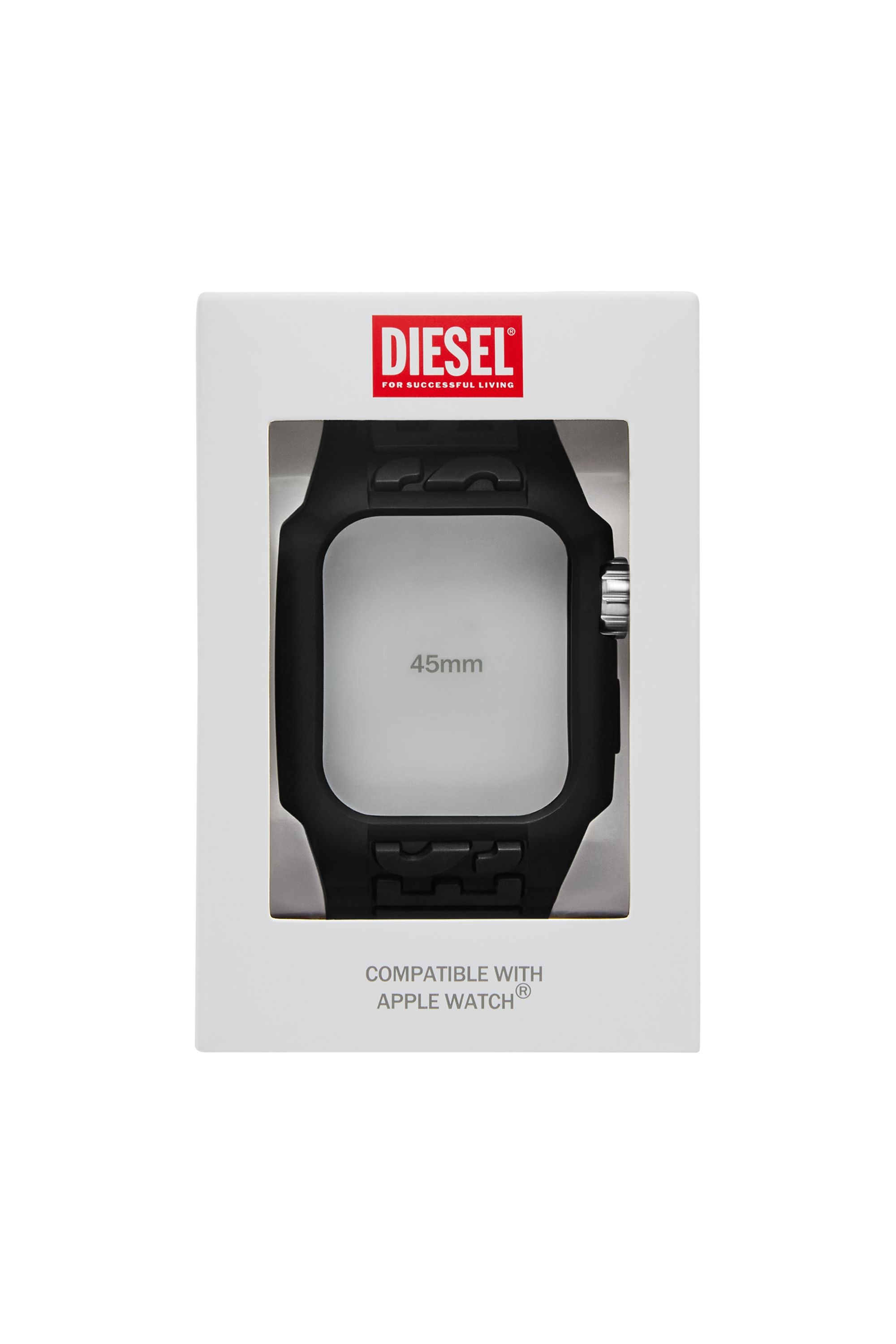 Diesel - DSS020, Bracelet Unibody en TPU noir pour Apple Watch® Mixte in Noir - 2