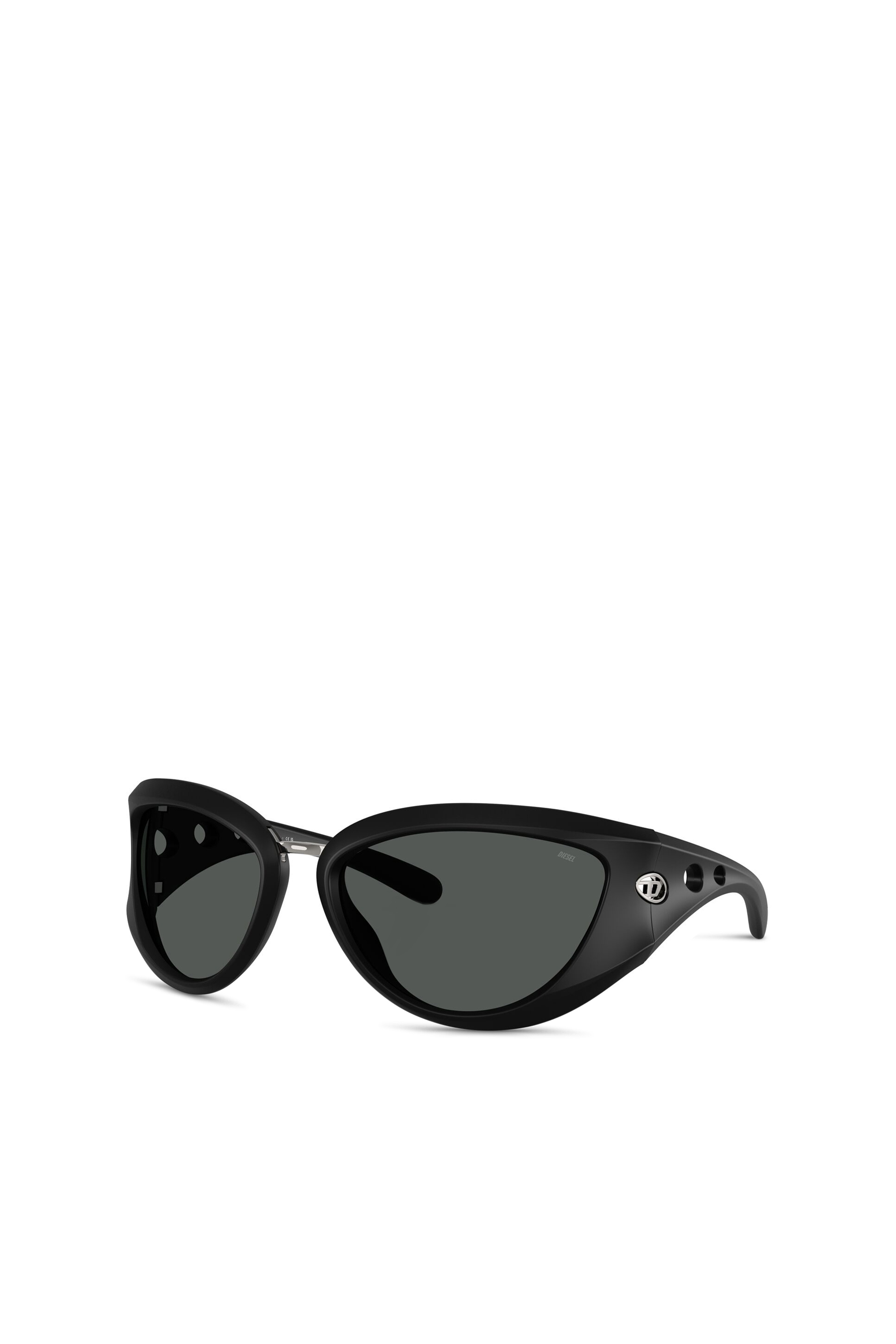 Diesel - 0DL3007U, Lunettes de soleil cat-eye Mixte in Noir - 4