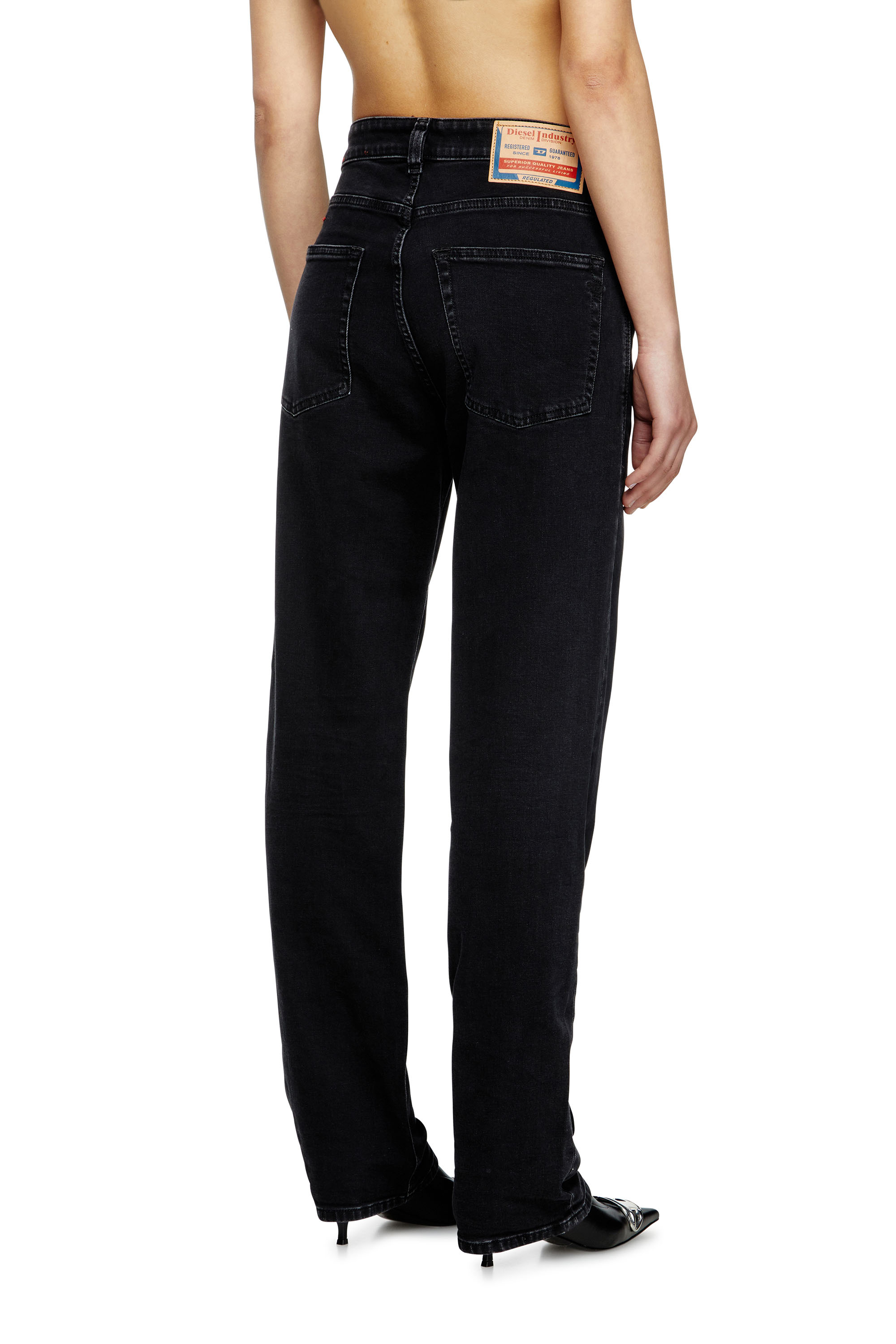 Regular Jeans 1988 D-Ark 09M69, Schwarz/Dunkelgrau Diesel - Damen Regular Jeans 1988 D-Ark 09M69, Schwarz/Dunkelgrau - 4