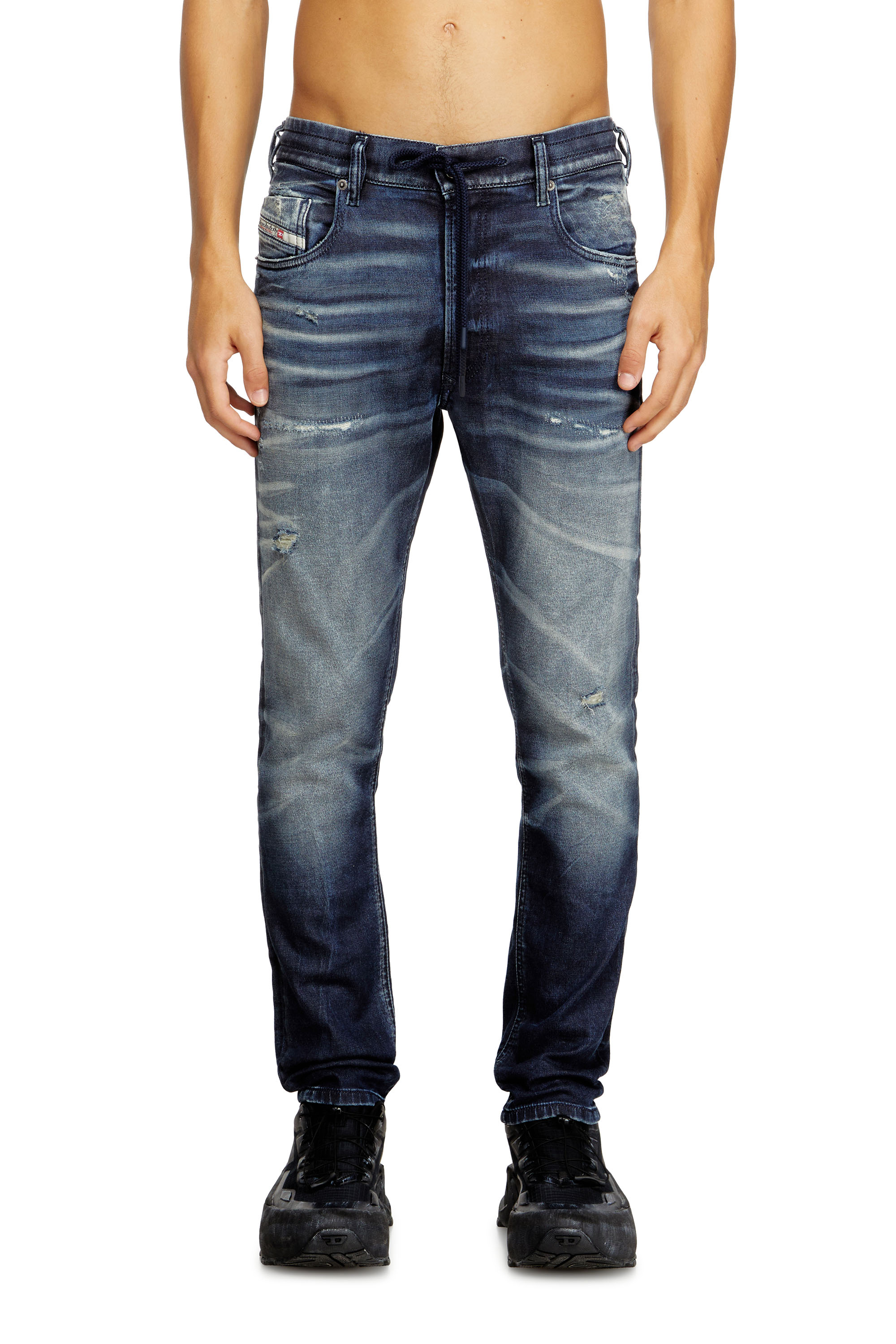 Diesel - Herren Regular 2032 D-Krooley Joggjeans® 068UD, Dunkelblau - 1