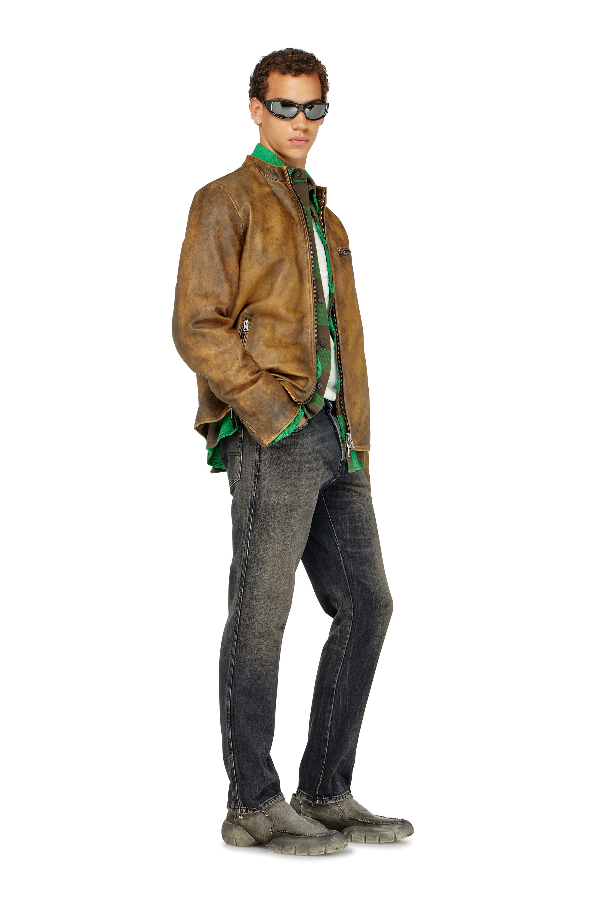 Diesel - Slim Jeans 1993 D-Vyl 09P46 Homme, Noir/Gris fonc&eacute; - Image 4