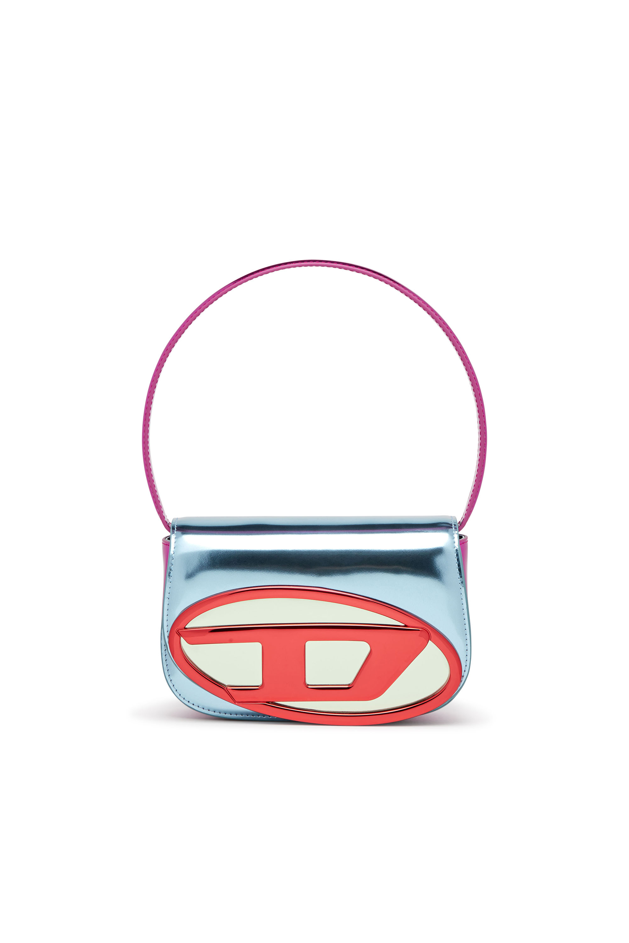 Diesel - 1DR, 1DR-Sac &agrave; bandouli&egrave;re embl&eacute;matique en cuir miroir Femme in Polychrome - 1