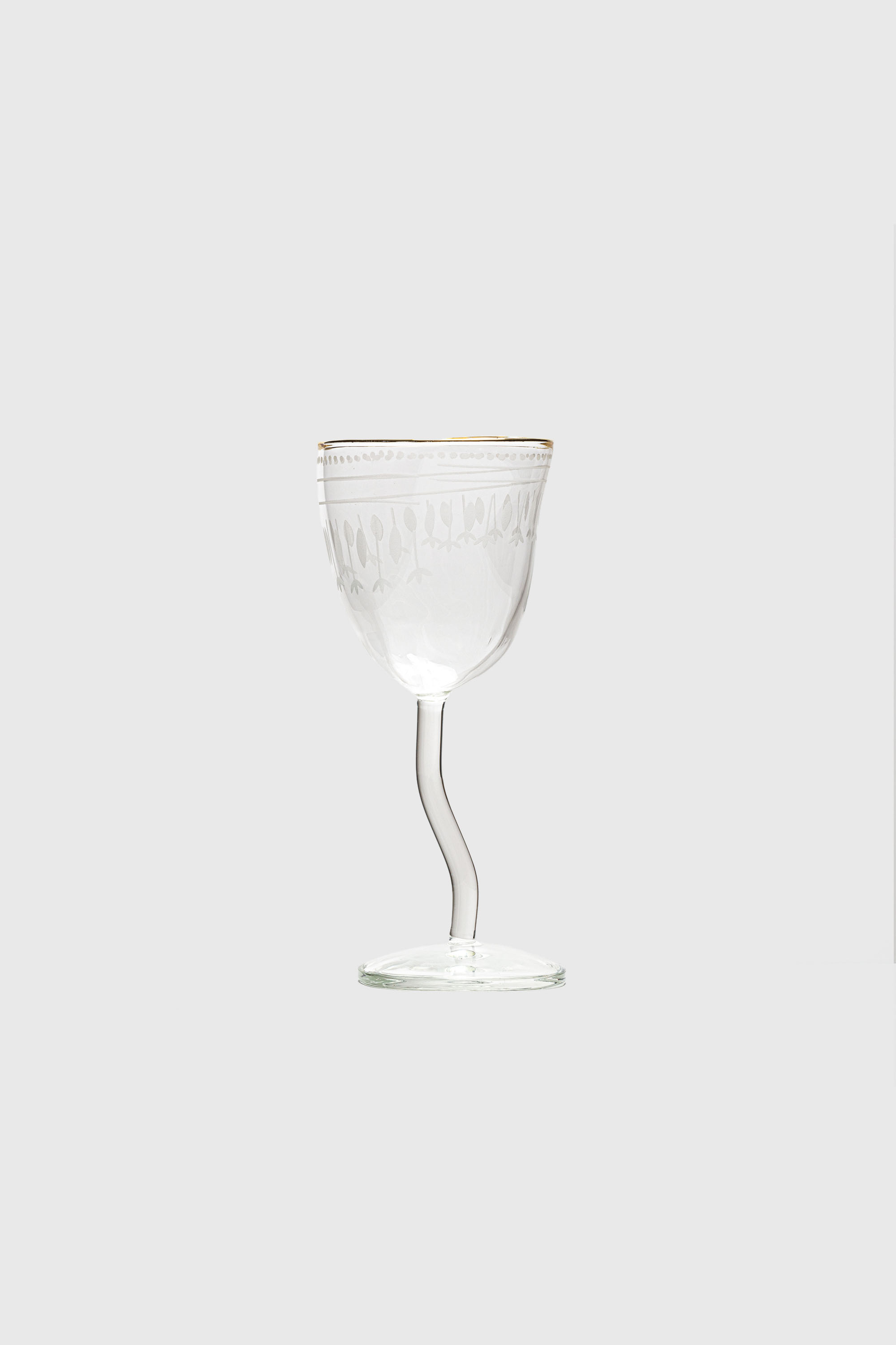 Diesel - 11250 WINE GLASS "CLASSIC ON ACID - TRAD, Calice in vetro Unisex in Bianco - 1