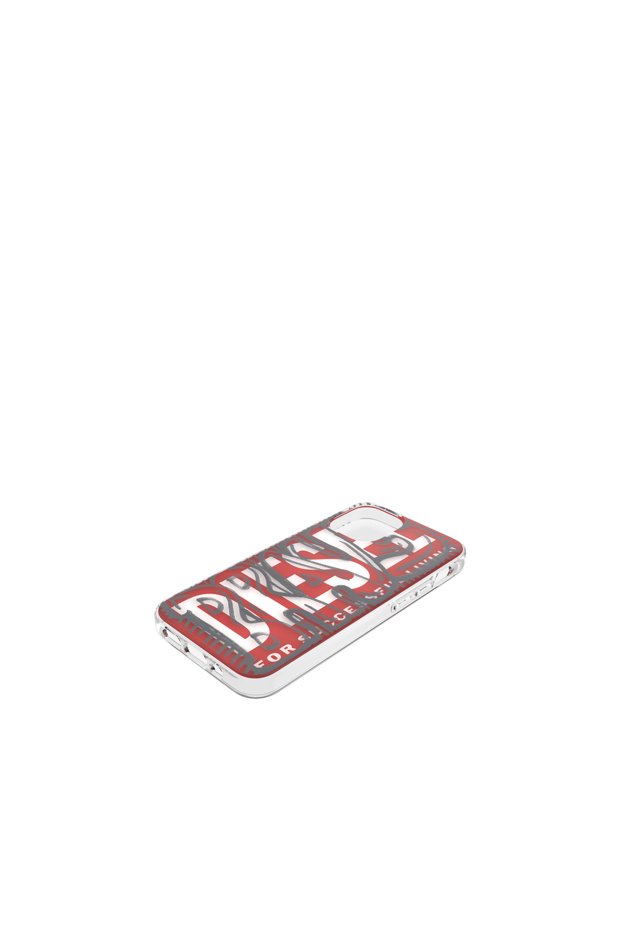 Diesel - 42566 STANDARD CASE, Unisex Handycase aus ultraleichtem TPU  für iPhone 12 Mini in Rot - 4