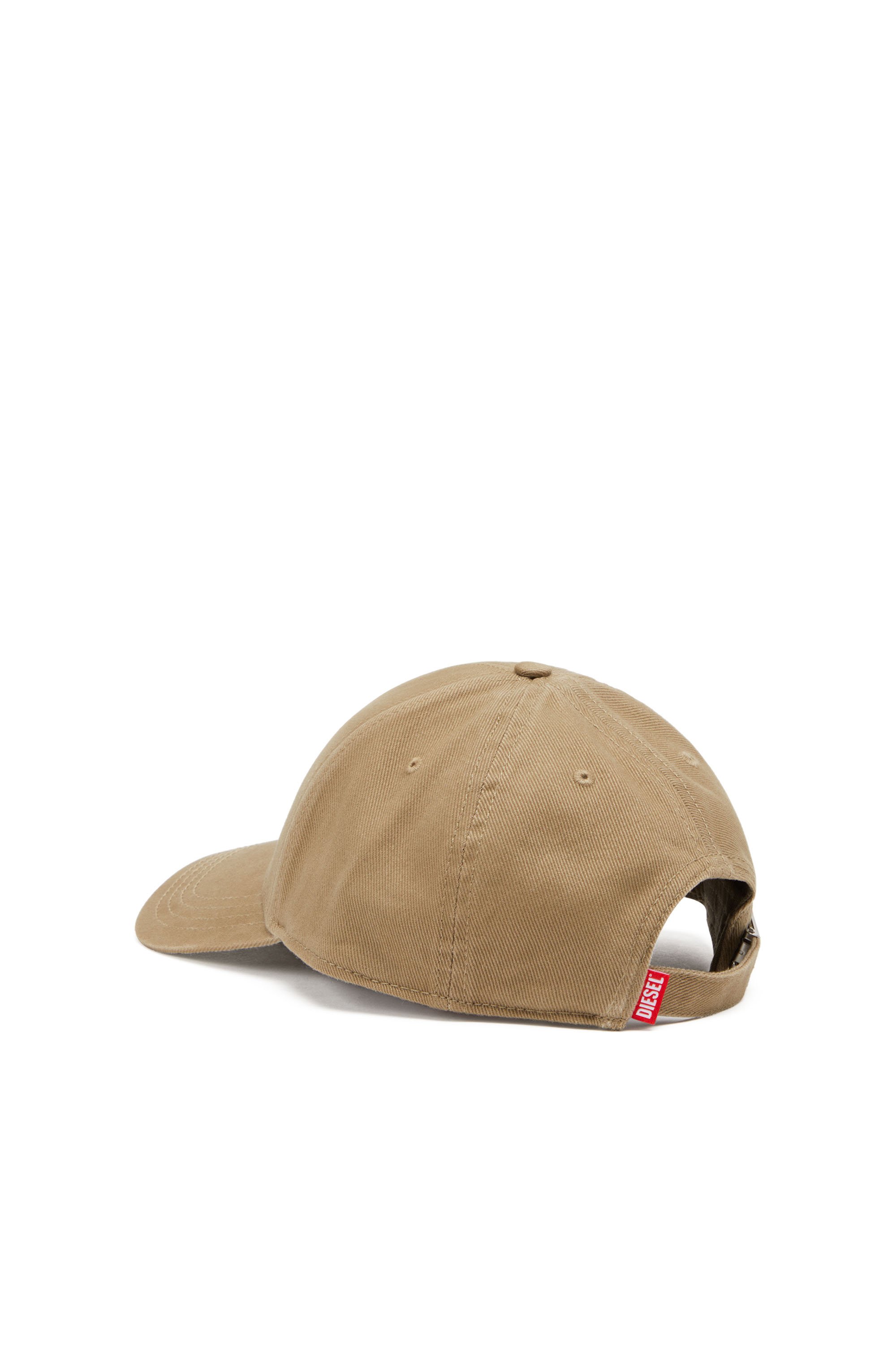 Diesel - C-RUN-WASH, Man Baseball cap in washed cotton twill in Brown - Image 2