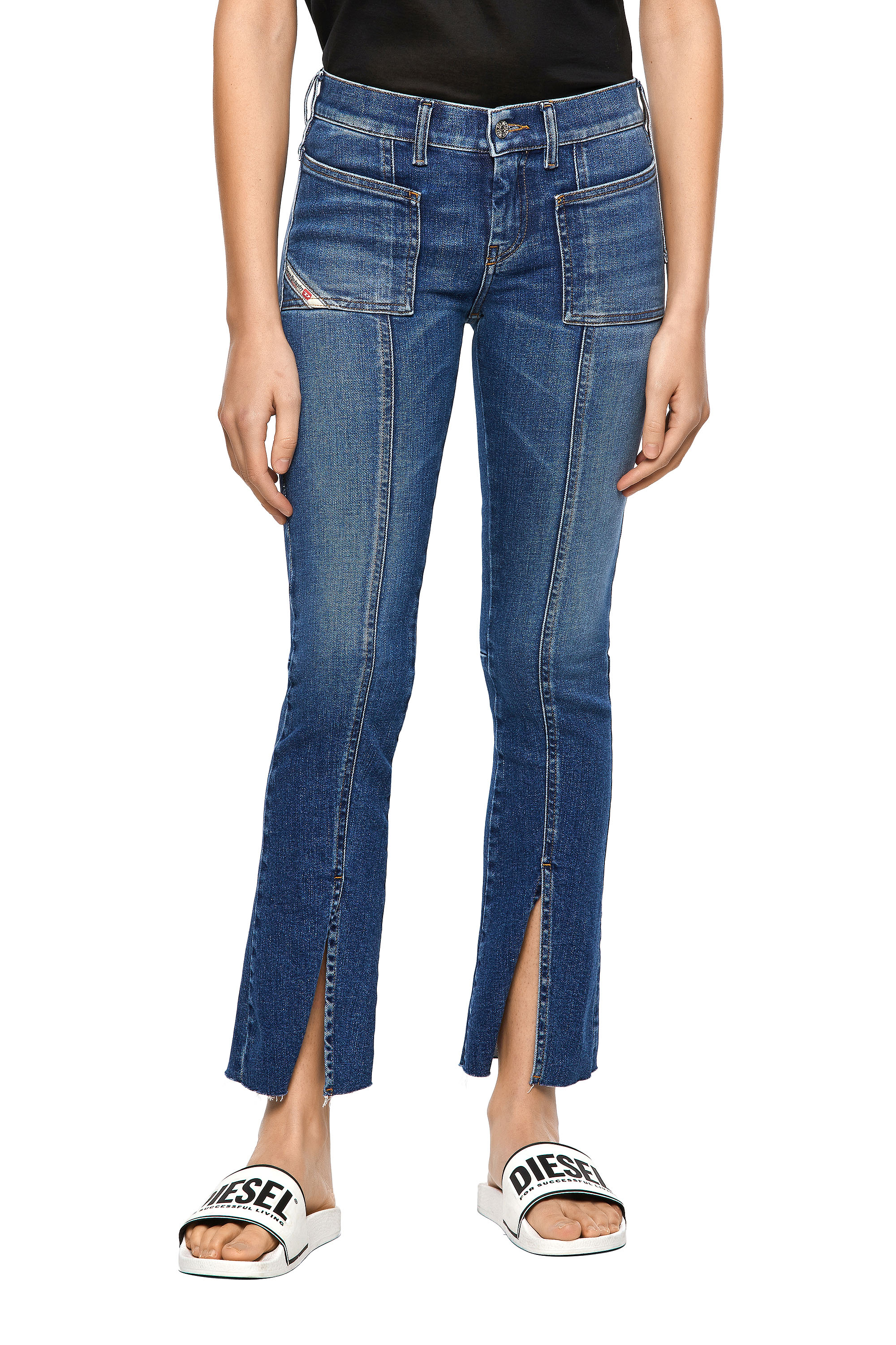 Slandy 009ZW, Mittelblau - Jeans