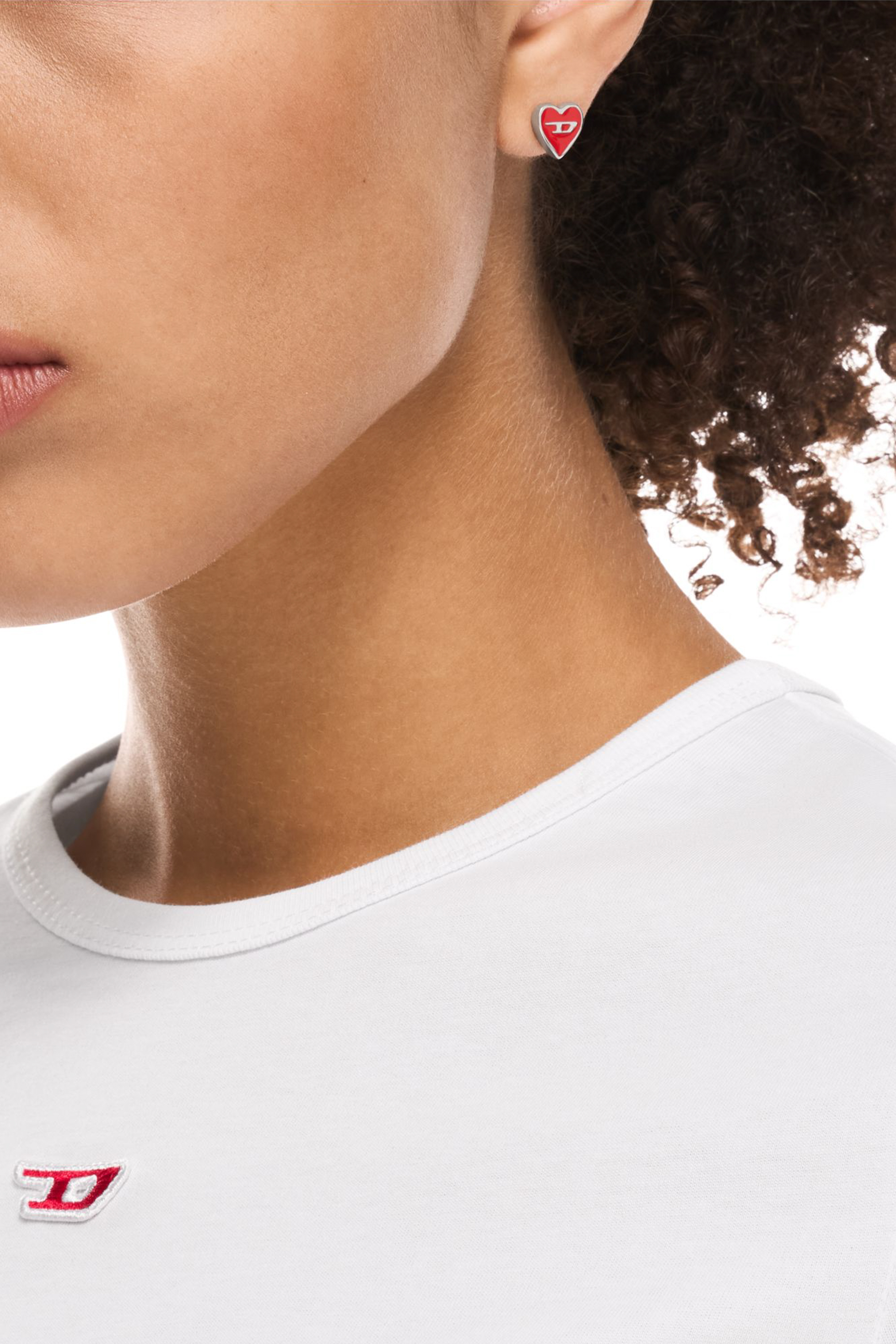 Diesel - DX166740 JEWELLERY, Orecchino a perno in acciaio inox Unisex in Argento - 3