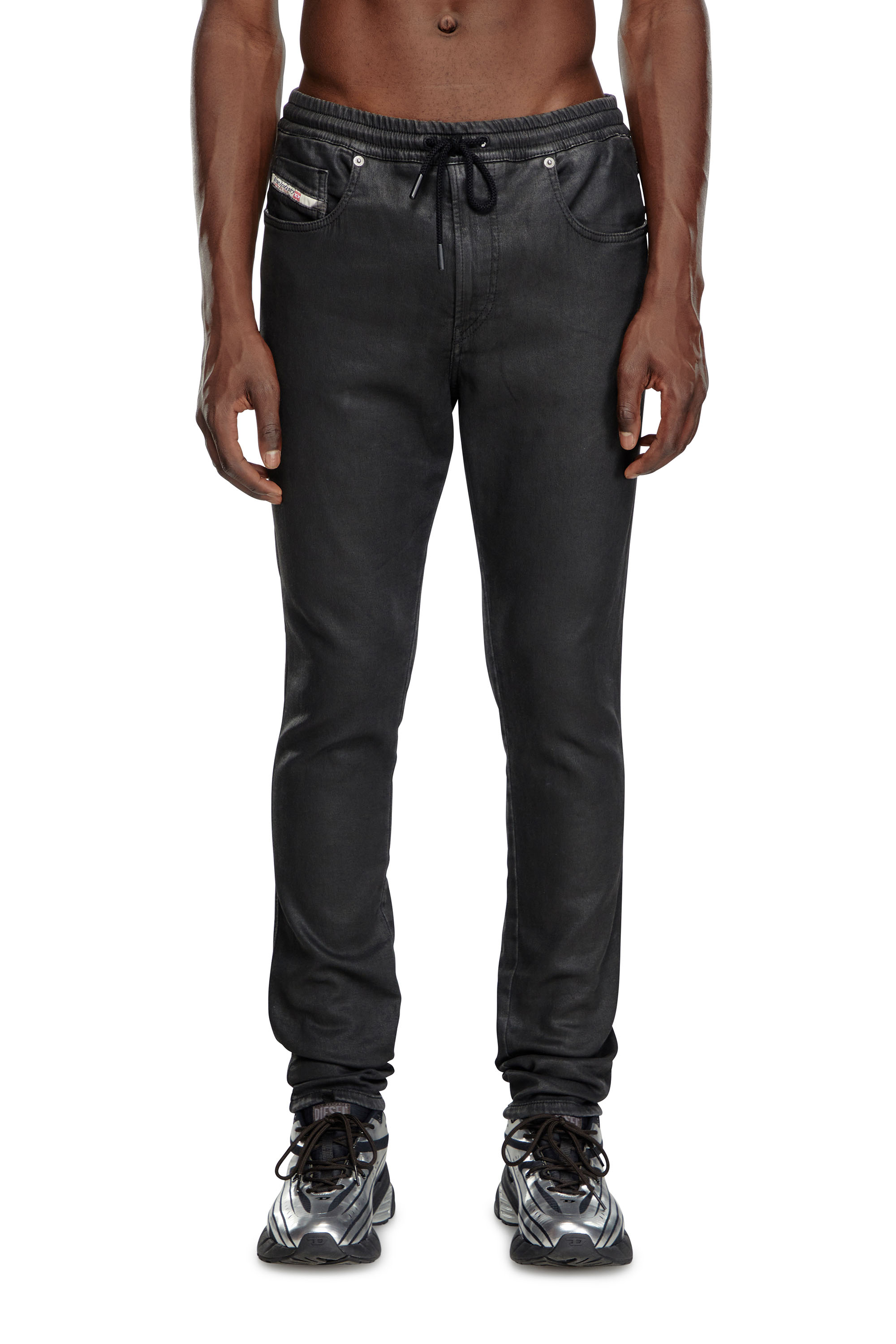 Diesel - Herren Slim 2060 D-Strukt Joggjeans® 068LP, Schwarz/Dunkelgrau - 1