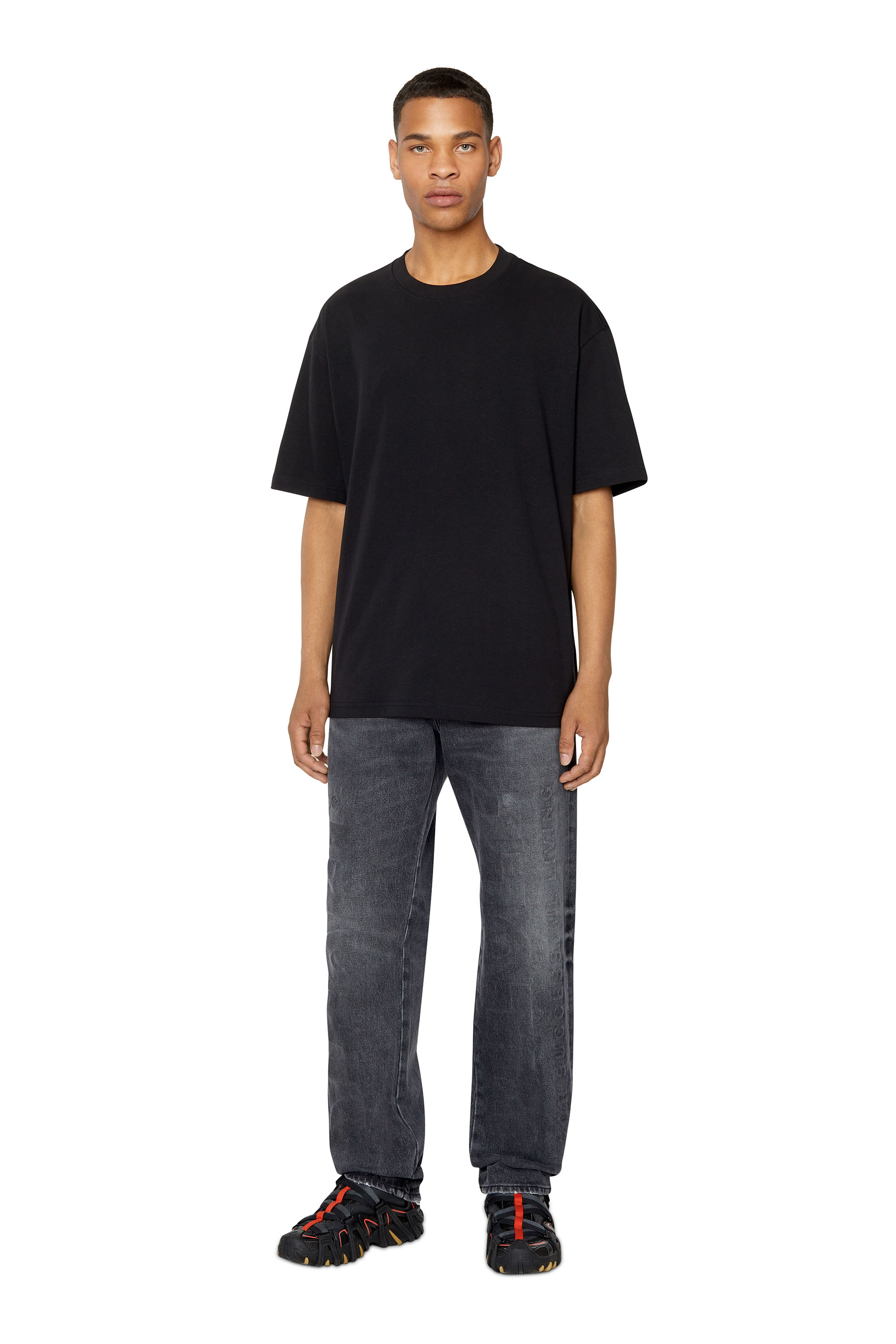 Diesel - 2010 D-Macs 007J5 Straight Jeans, Schwarz/Dunkelgrau - Image 5