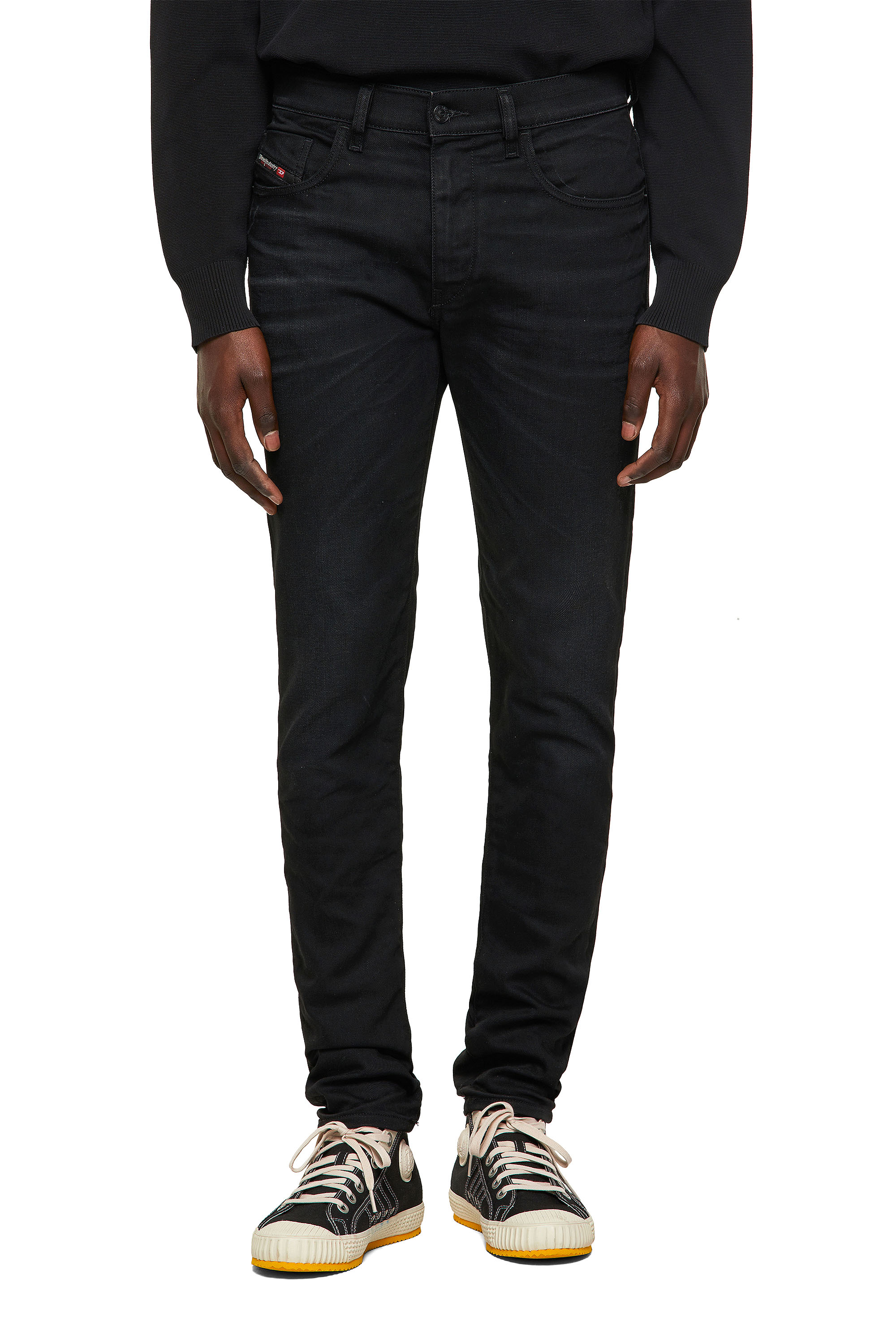 D-Strukt 09A15, Schwarz/Dunkelgrau - Jeans