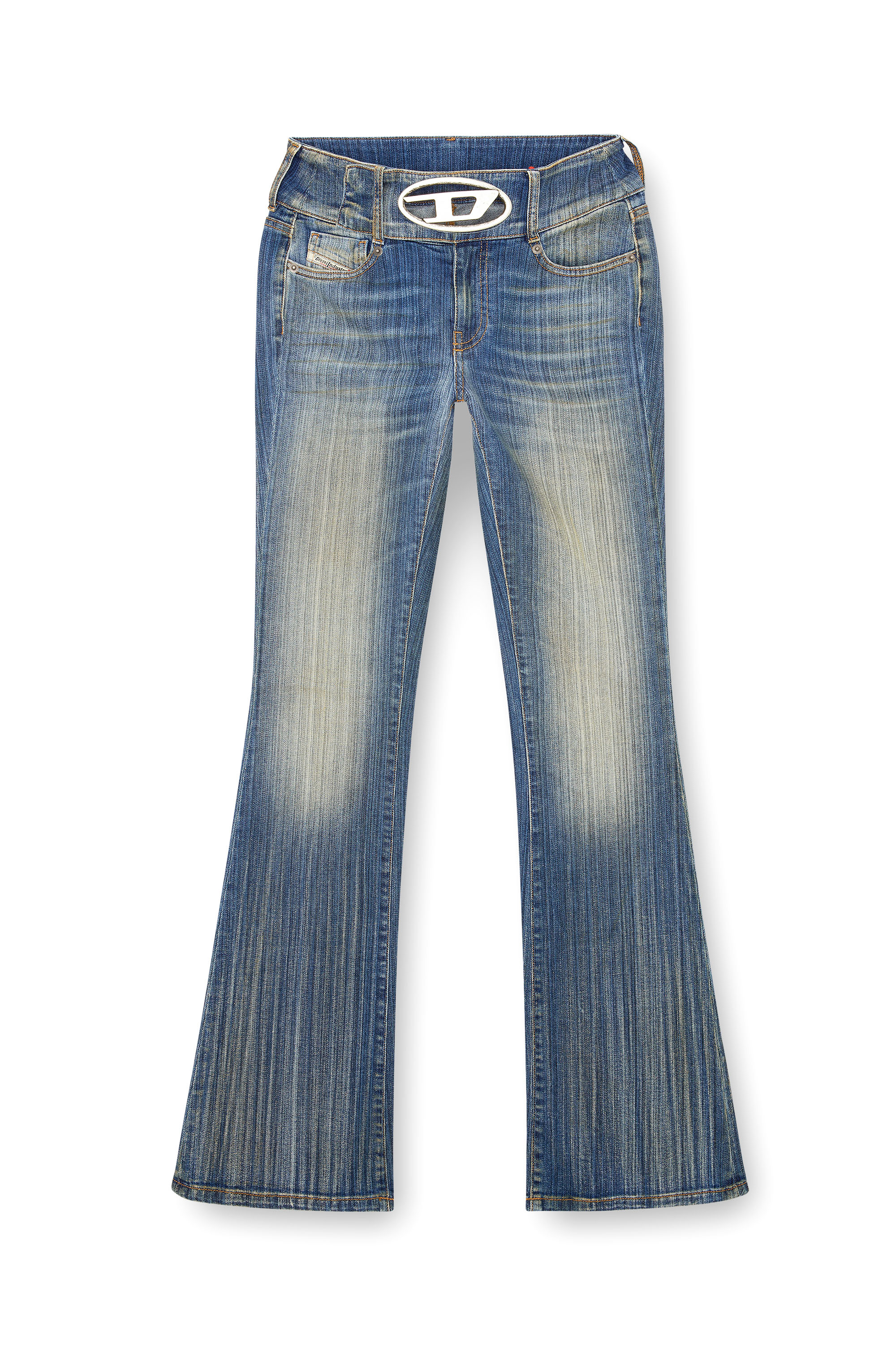 Diesel - Donna Bootcut and Flare Jeans D-Propol 0CBCX, Blu medio - Image 5