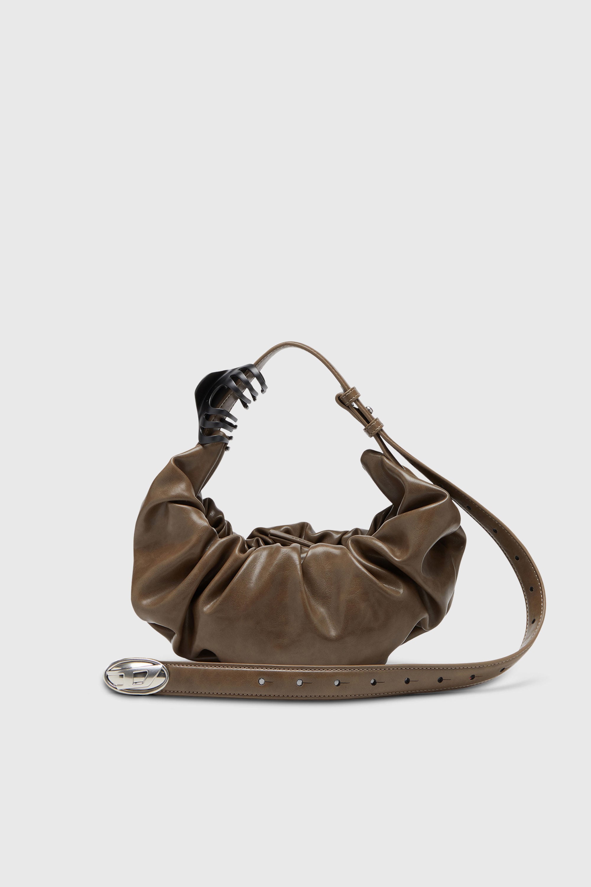 Diesel - GRAB-D HOBO S, Grab-D-Sac hobo froiss&eacute; Femme in Marron - 1