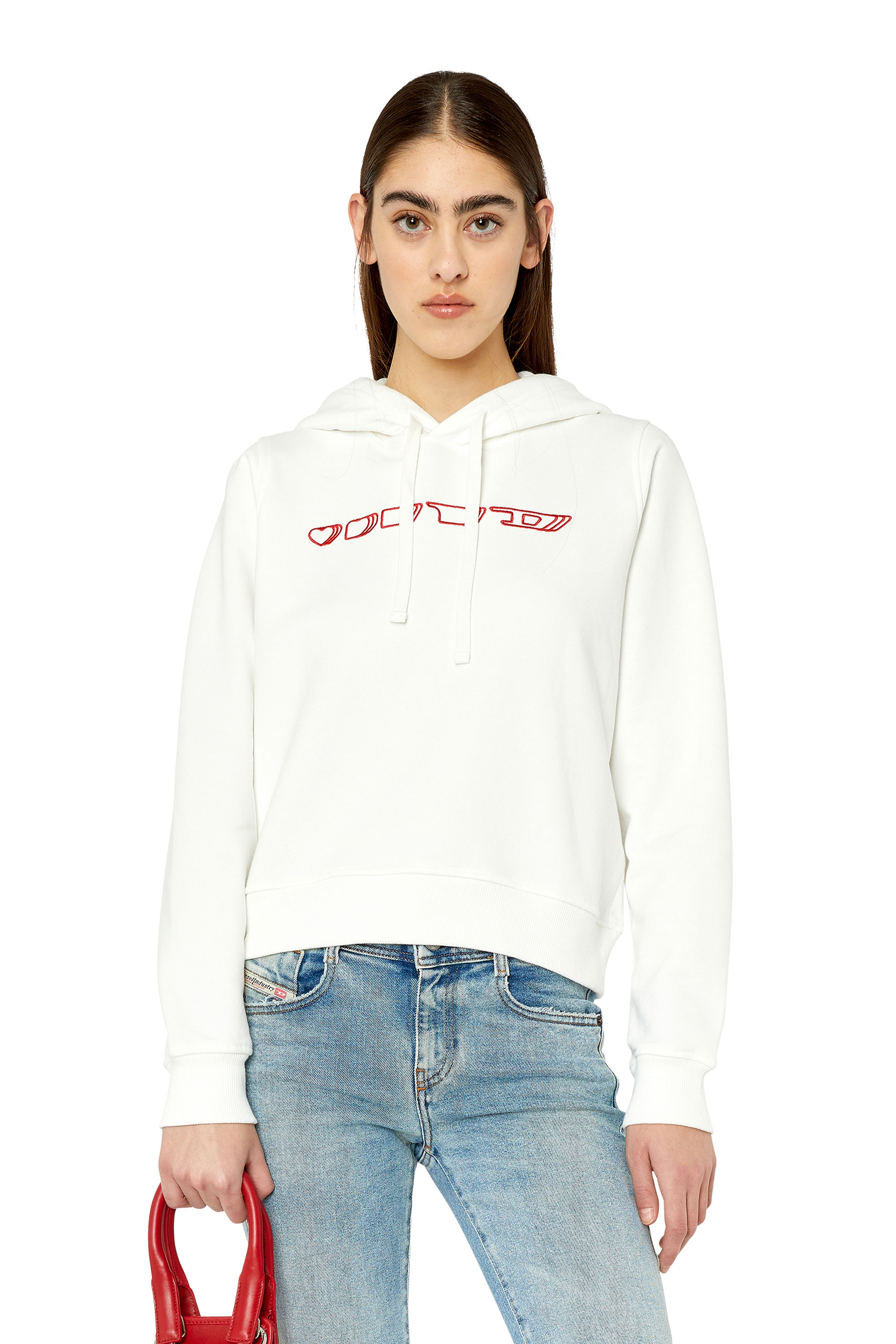 Diesel - F-REGGY-HOOD-G3, Weiß - Image 1