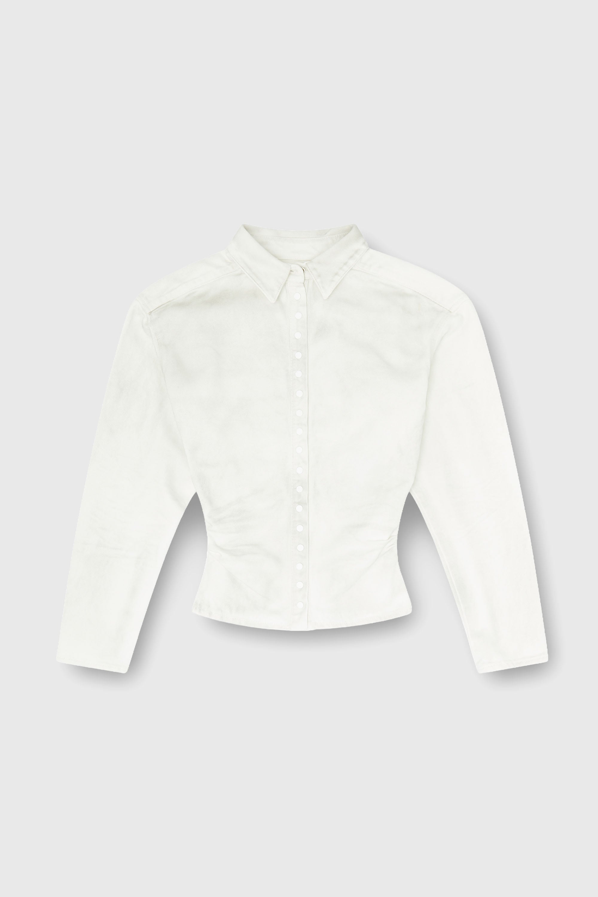 Diesel - DE-PLAZY-FSJ1, Chemise ajust&eacute;e en denim Femme in Blanc - 2