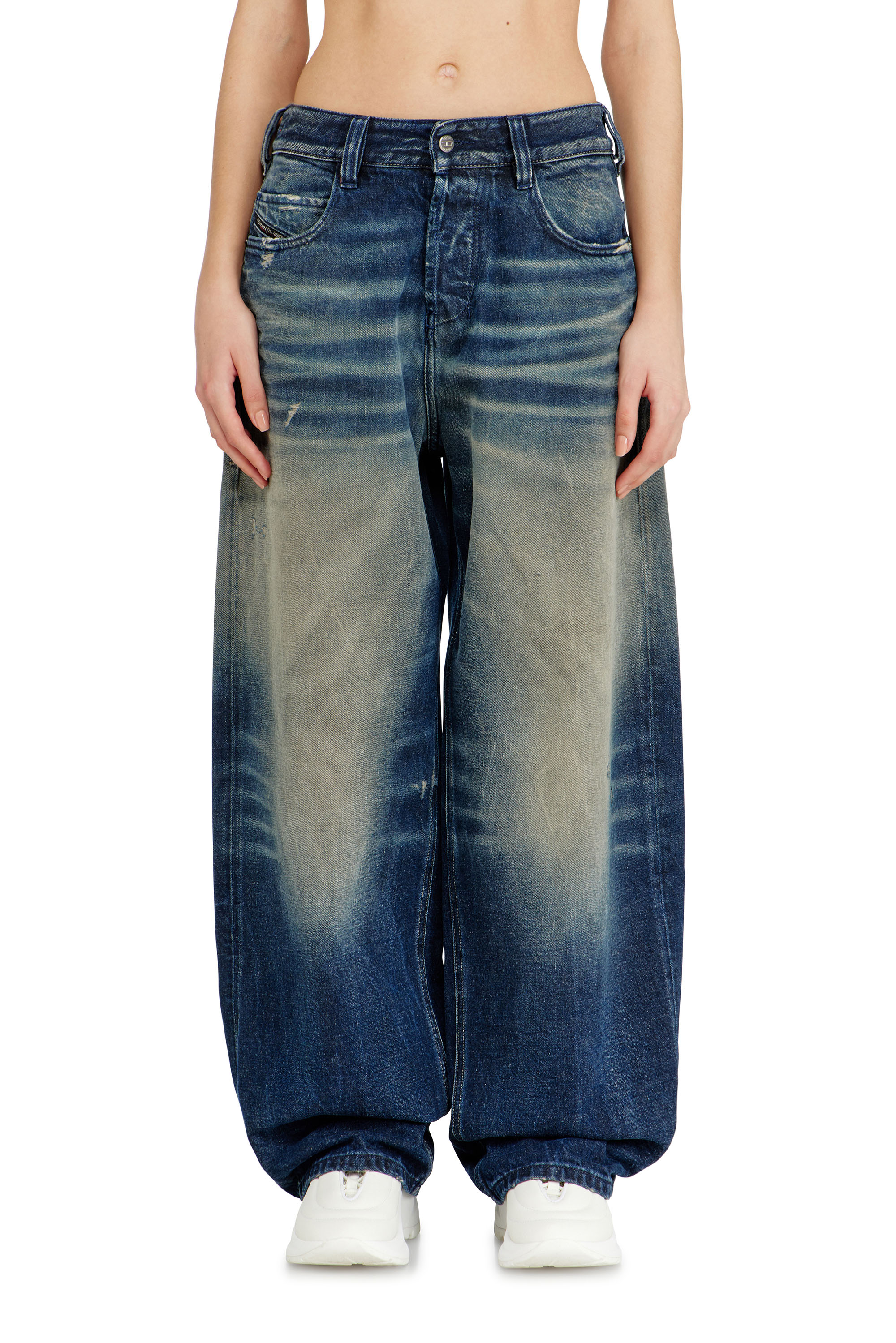Diesel - Relaxed Jeans 1997 D-Enim-M 007DQ Mixte, Bleu Fonc&eacute; - Image 3