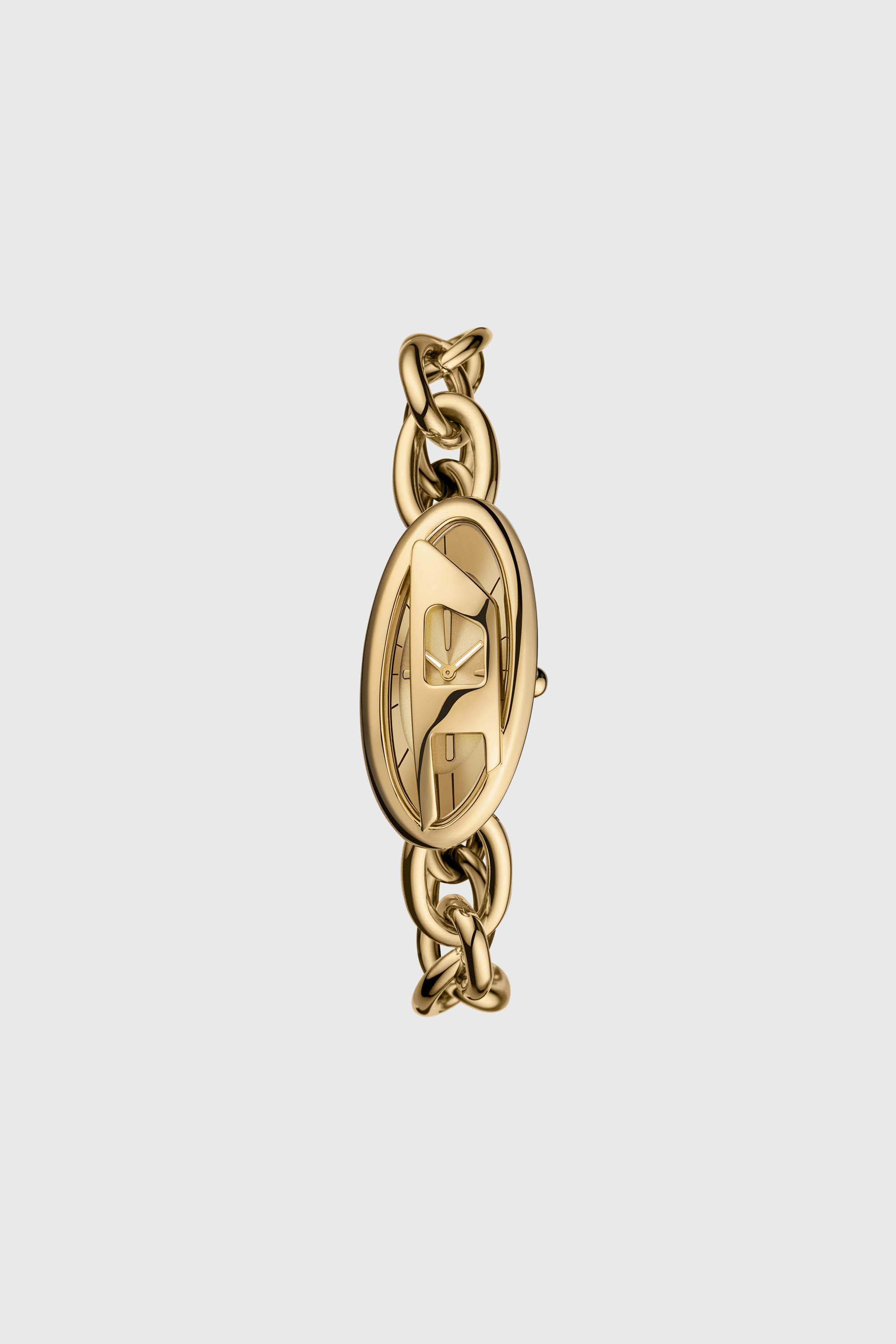 Diesel - DZ5611 WATCH, Damen D-Era Armbanduhr aus goldenem Edelstahl mit zwei Zeigern in Gold - 1