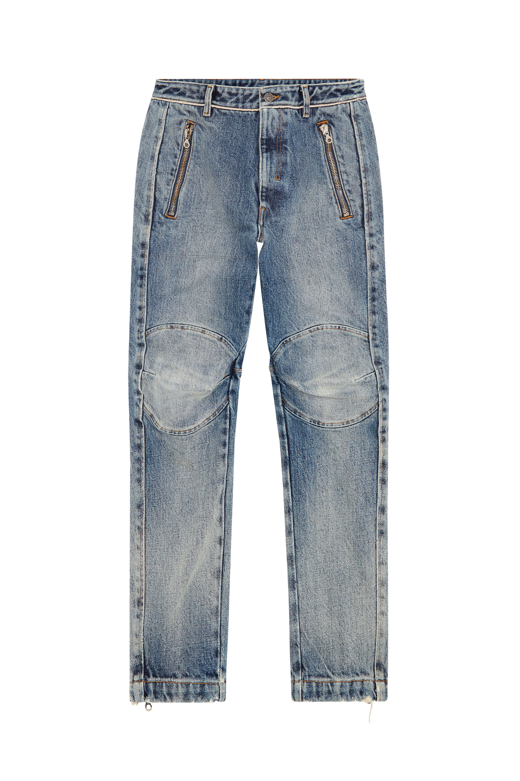 Diesel - D-Generate 0IHAS Straight Jeans, Blu medio - Image 6